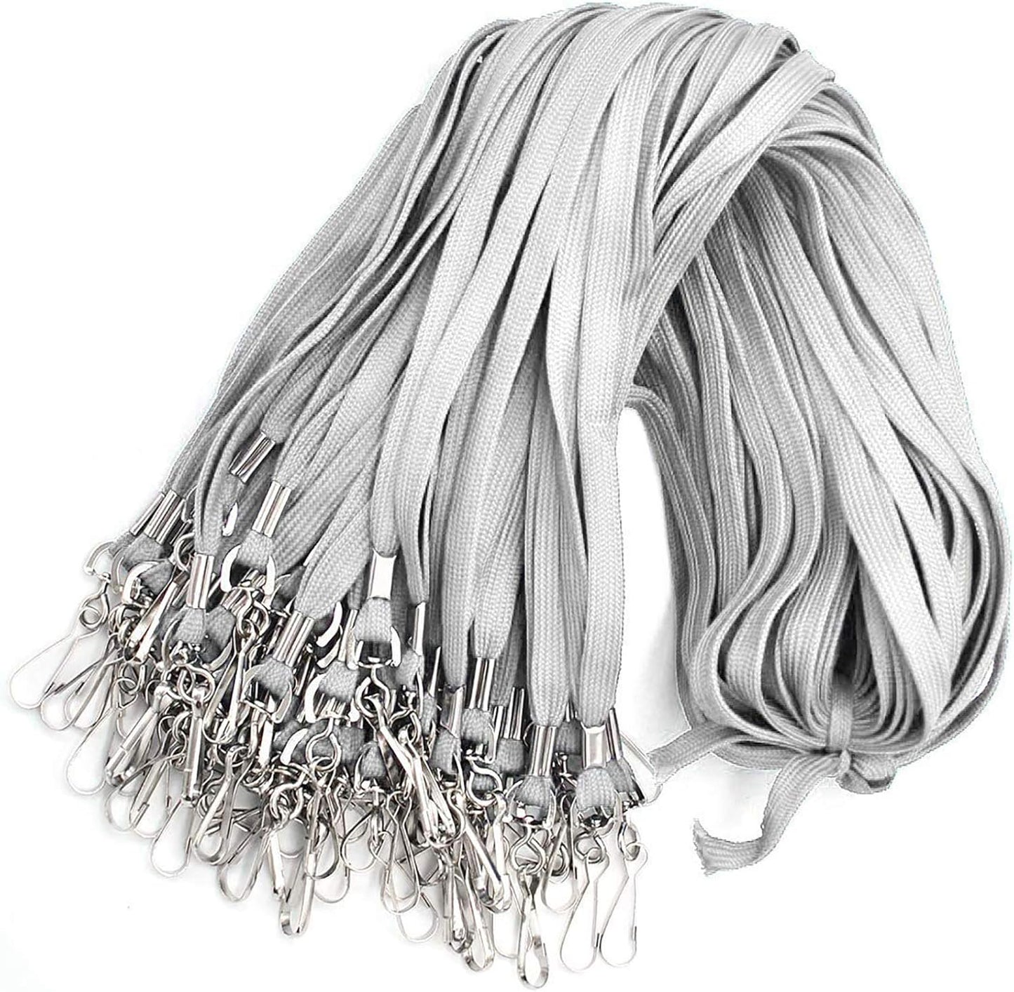 Bird Fiy Lanyard 100 Pack Bulk Badge Lanyards for ID Badges Neck Cruise Name Tag ID Holder