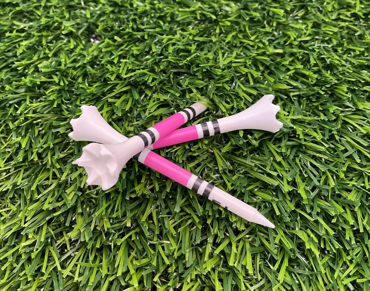 TRUESTRIKE Premium USA Golf Tees – 3¼" or 2¾" Durable Plastic Performance Tees (100 Pack) – Made in USA – Bulk Value Pack