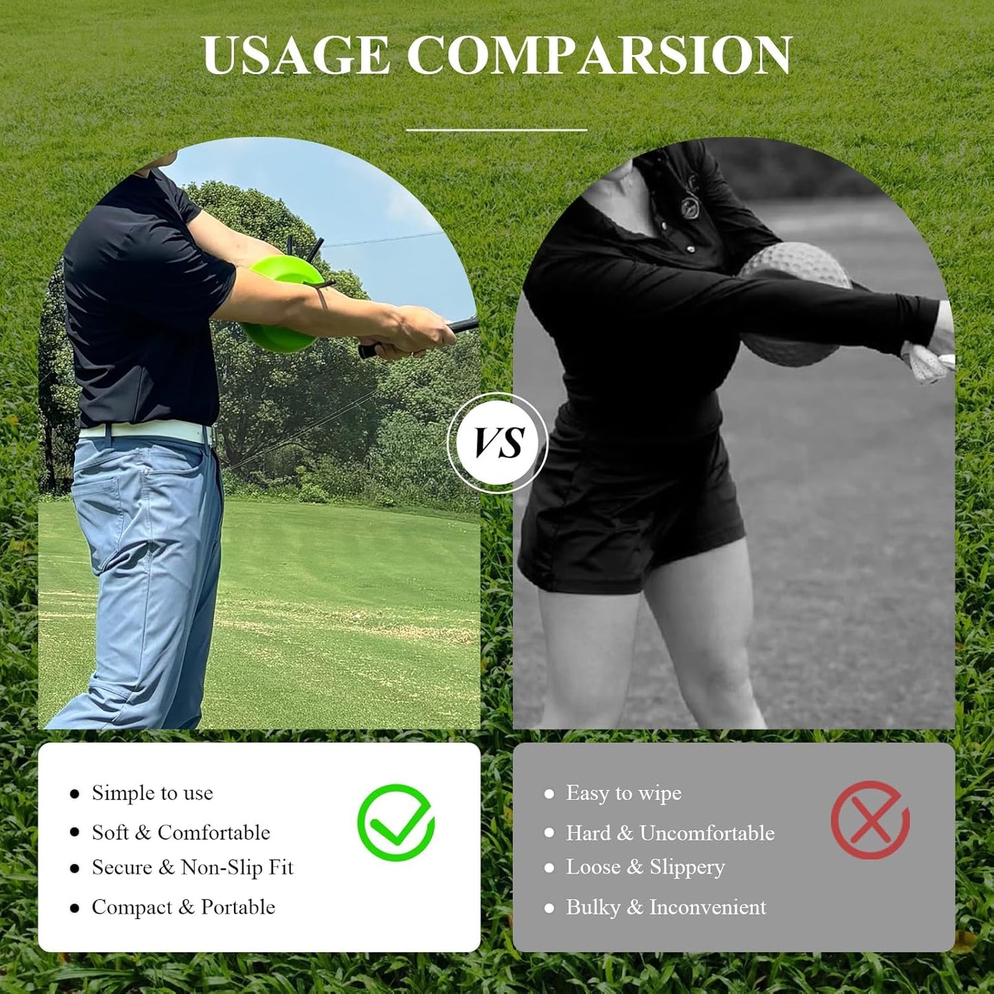 The Connector Golf Training Aid, Golf Swing Trainer for Posture Correction Practice, Golf Swing Training Aid