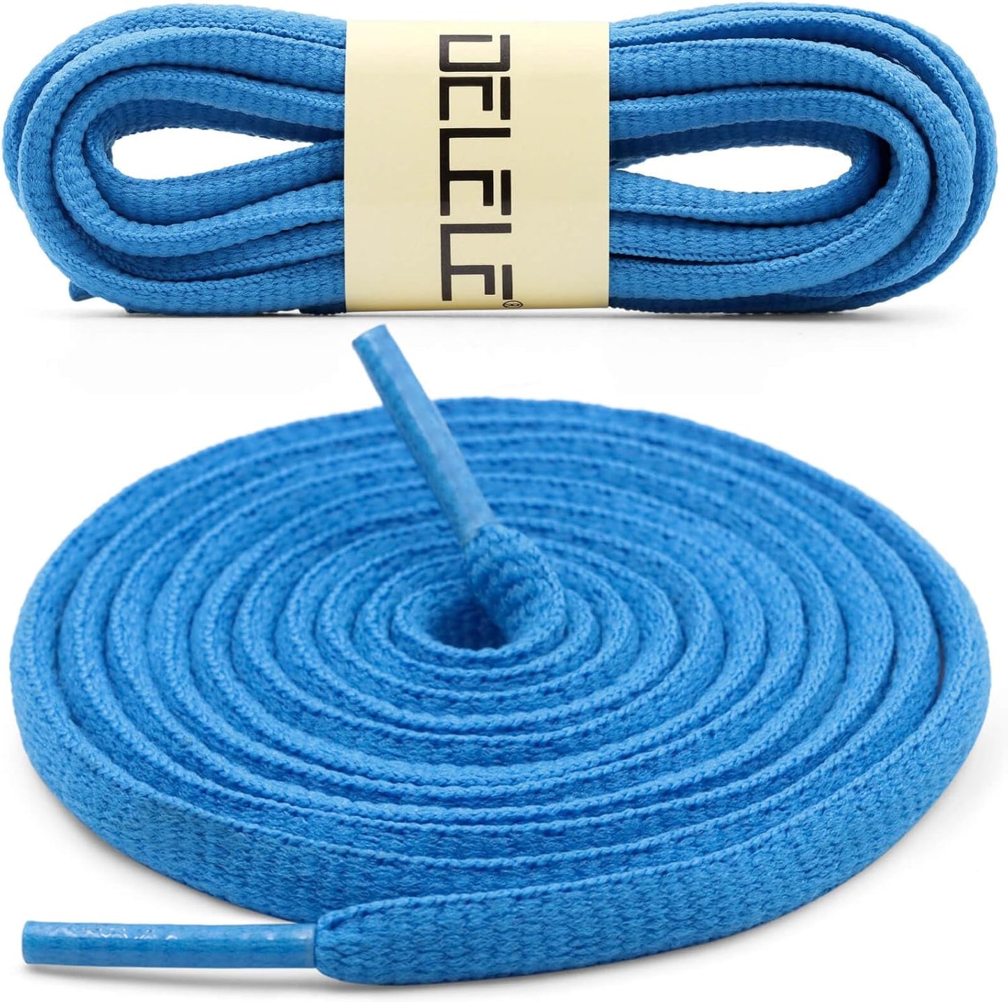 DELELE 2Pair Oval Shoes laces 42 Colors Half Round 1/4" Athletic ShoeLaces for Sport/Running Shoes Shoe Strings