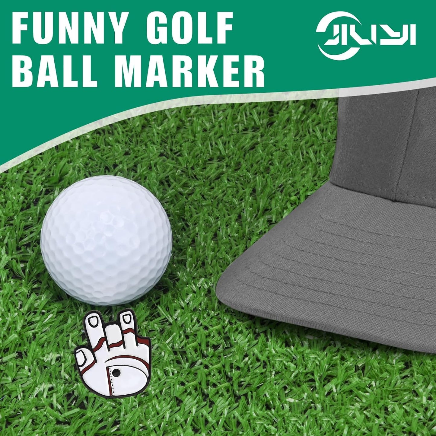 Golf Ball Marker Hat Clip, Golf Accessories for Men, Golf Ball Stamp, Funny Golf Gifts, Golf Gadgets