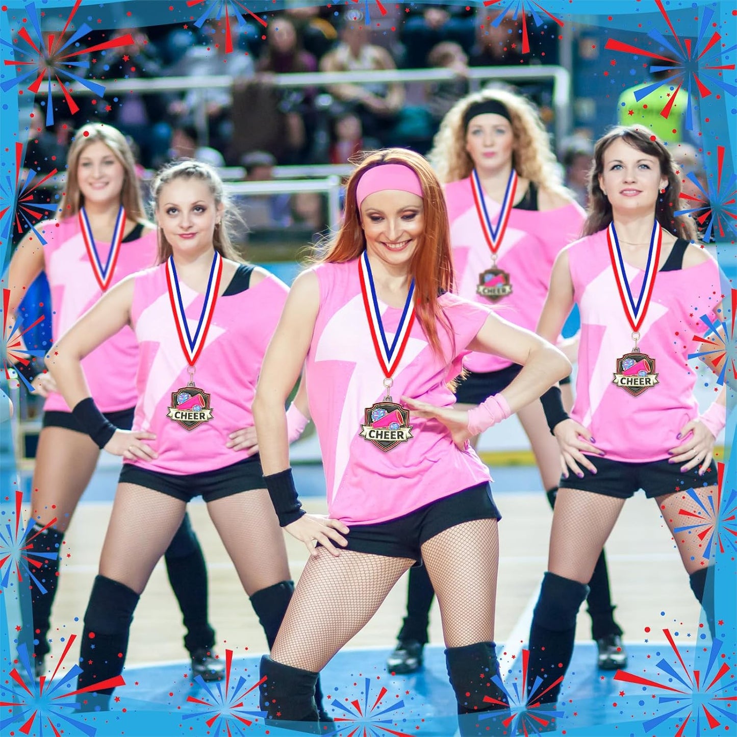 10/20 /30/40 Pcs Award Medals Bulk Sports Medals with Neck Ribbons 2.4 Inch Winner Award Trophy Prize Gift for Sports Themed Party Favors Tournaments School Match