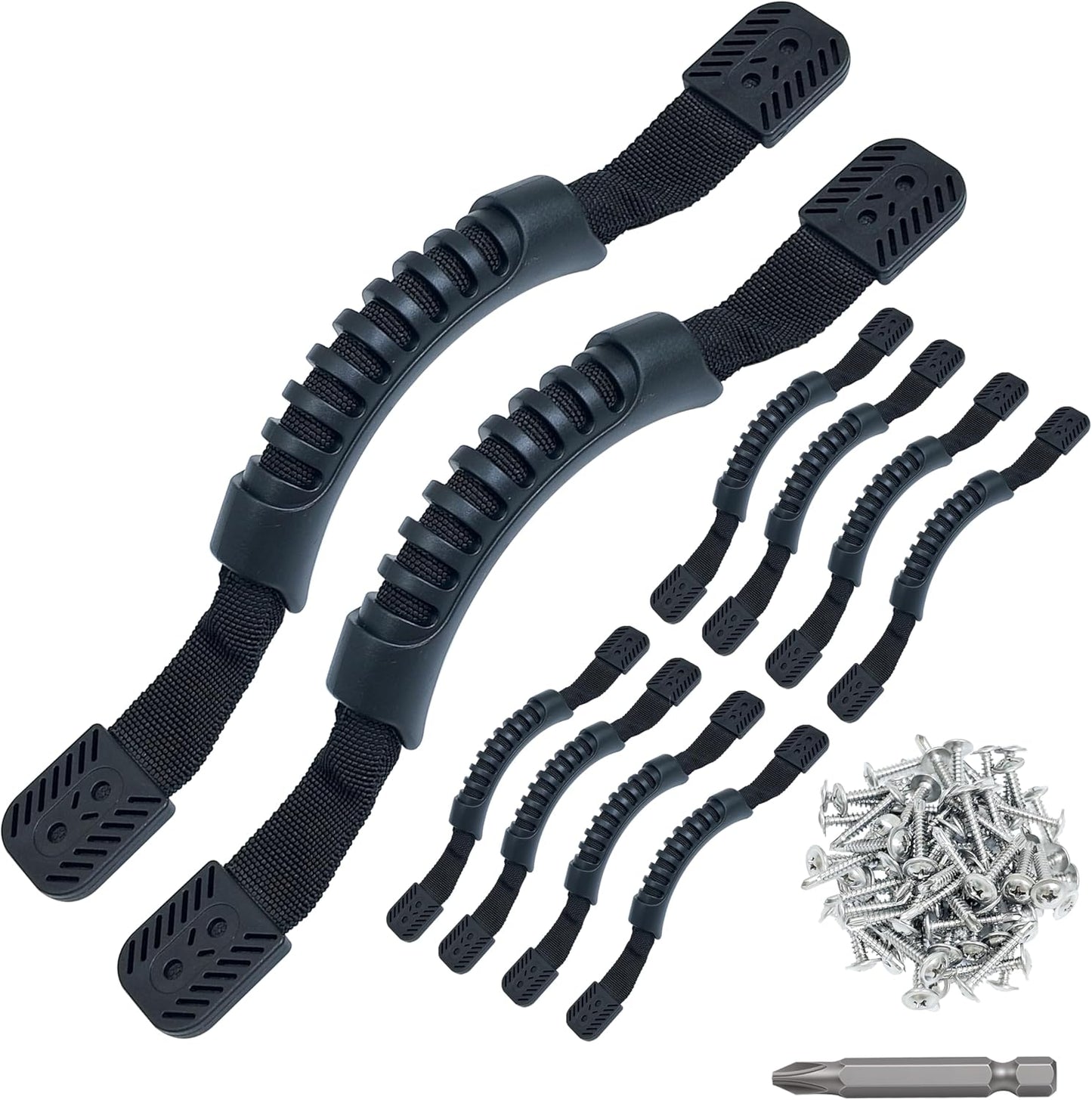 Kayak Pad Eyes/Kayak Handle,Pad Eye with Rivets; Kayak Handle with Accessories, Suitable for Multi-Brand Boats, Canoe Accessories, Luggage, Tether Cleats, etc