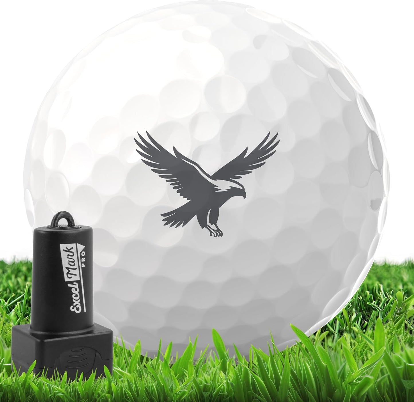 ExcelMark Pro Golf Ball Stamp - Easy Ball Identification - Choose from 25+ Styles and 4 Colors!