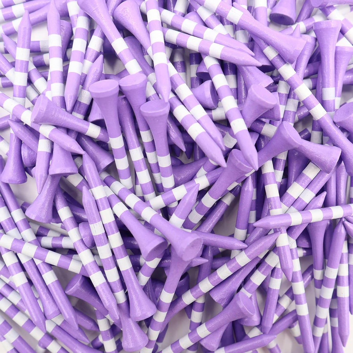 FINGER TEN Golf Tees Wood 3 1/4 2 3/4 Inch Wooden Bamboo 50/120 Count, Durable Biodegradable Colored Bulk Tee 70mm 83mm