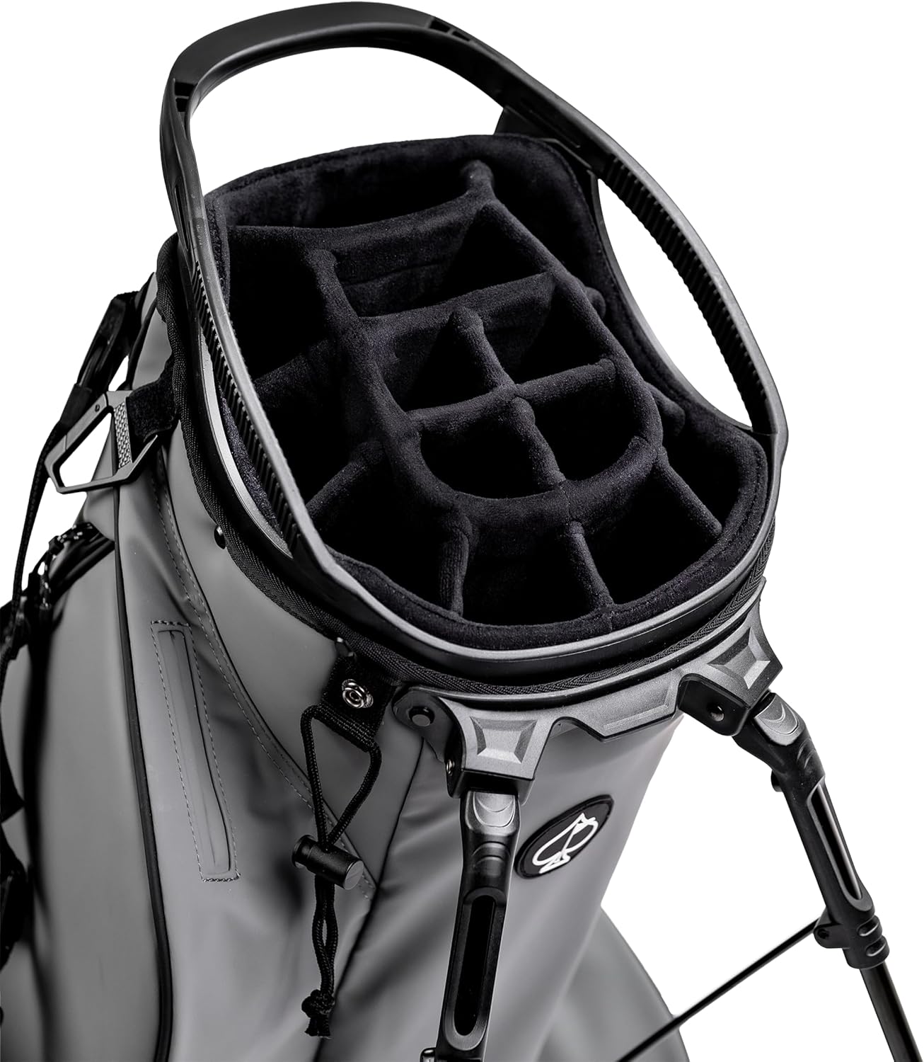 Pins & Aces Player Preferred Golf Bag - Premium Design, Lightweight Golf Bag with Stand - Velvet-Lined 5-Way Club Divider System