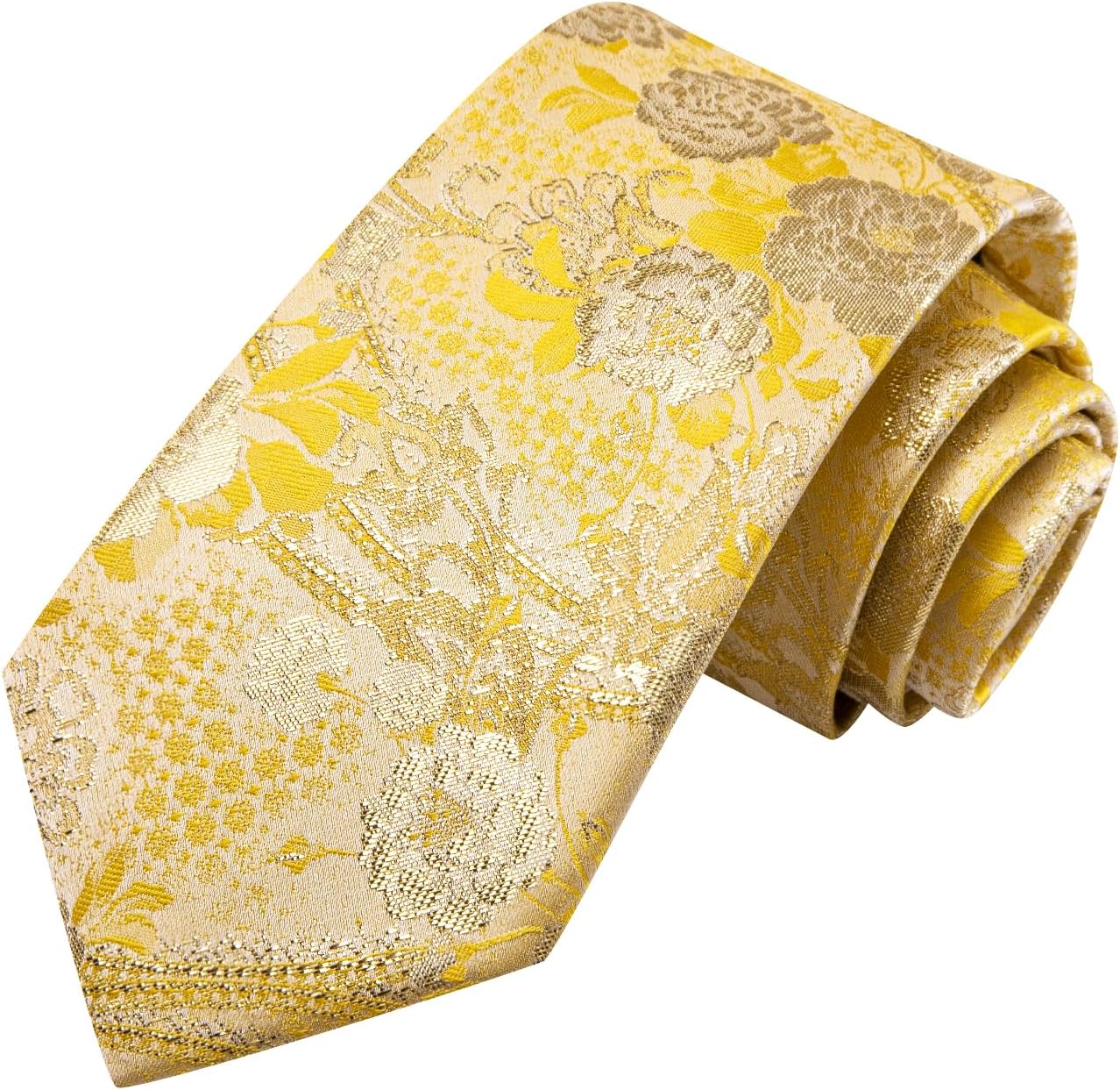 Dubulle Mens Paisley Striped Tie WOVEN Necktie for Men and Handkerchief Cufflinks Set Wedding Formal Business