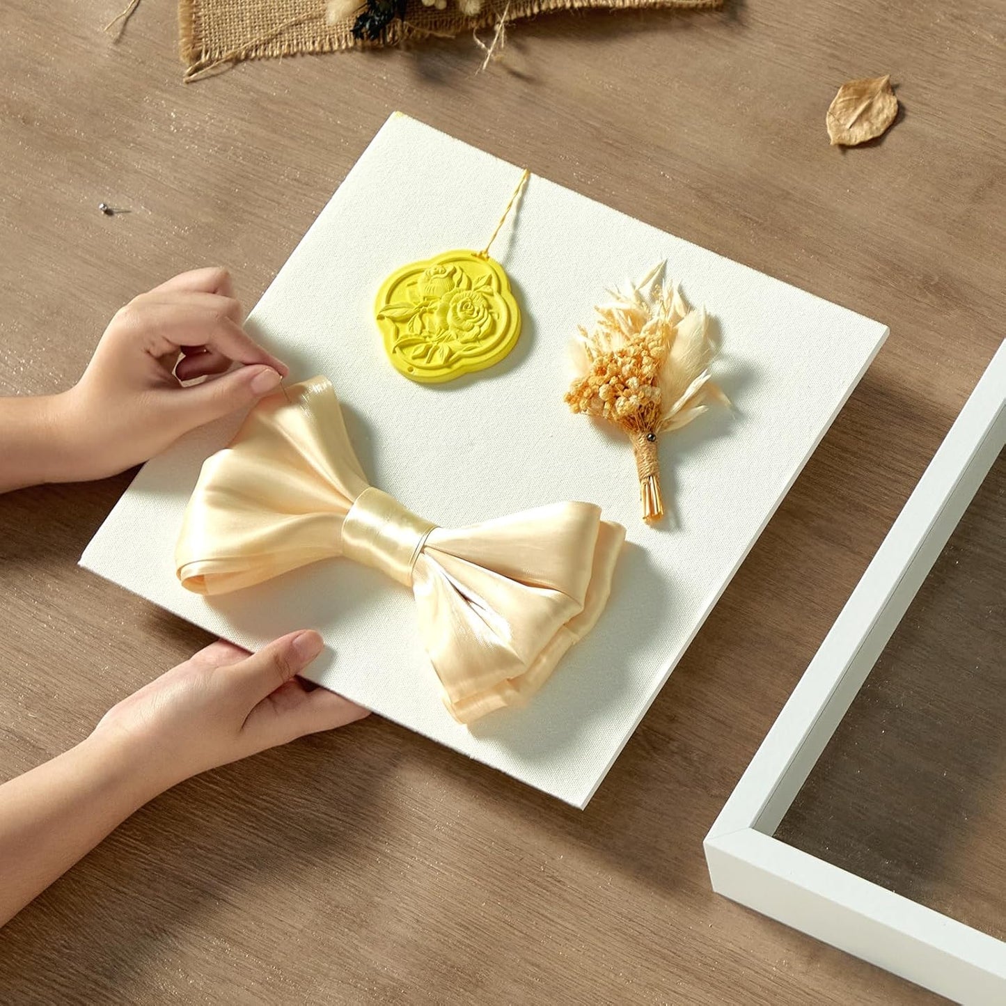 11x11 Shadow Box Display Case Picture Frame with Soft Linen Back, Deep Black Shadow Box 11x11 for Flowers Medal Display Case Jersey pet Graduation Memorabilia Baby Ltems Crafts Photos