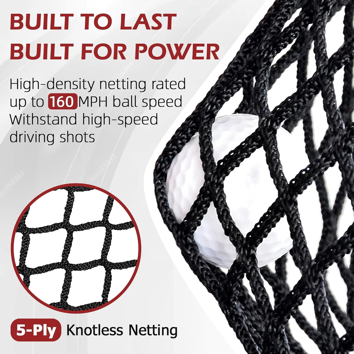 Golf Pracitce Net Set: 10x7ft Heavy Duty Golf Nets for Backyard Driving Real Balls, Golfer Training Equipment with Tri-Turf Mat for Outdoors/Indoors Hitting Driving Swing Chipping, Ideal Golfer Gift