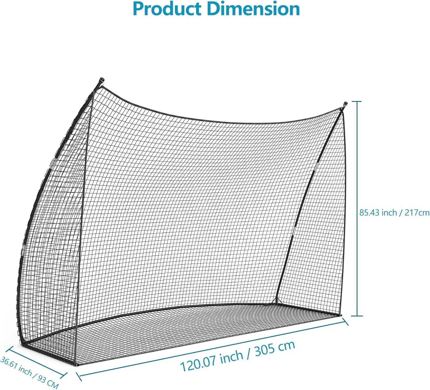 10x7ft Golf Net, Portable Golf Practice Hitting Net for Backyard, Training Equipment with Carry Bag for Swing Chipping Training, Ideal for Outdoor Indoor