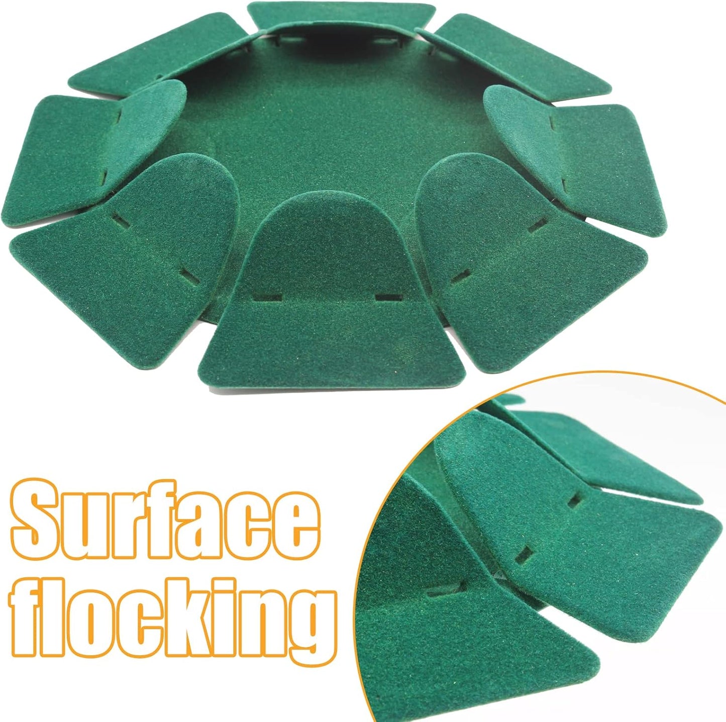 Green Golf Putting Cup, All-Direction Practice Hole, Flocked Surface for Indoor & Outdoor (3Pcs)