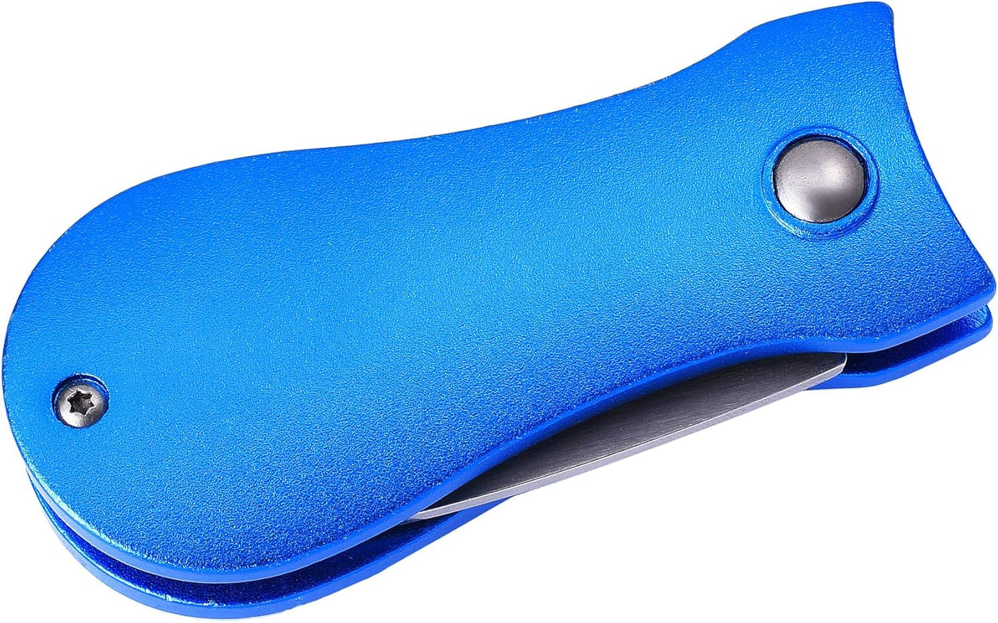 Mile High Life Golf Divot Repair Tool, All Metal Foldable Divot Tool with Pop-up Button & Magnetic Ball Marker