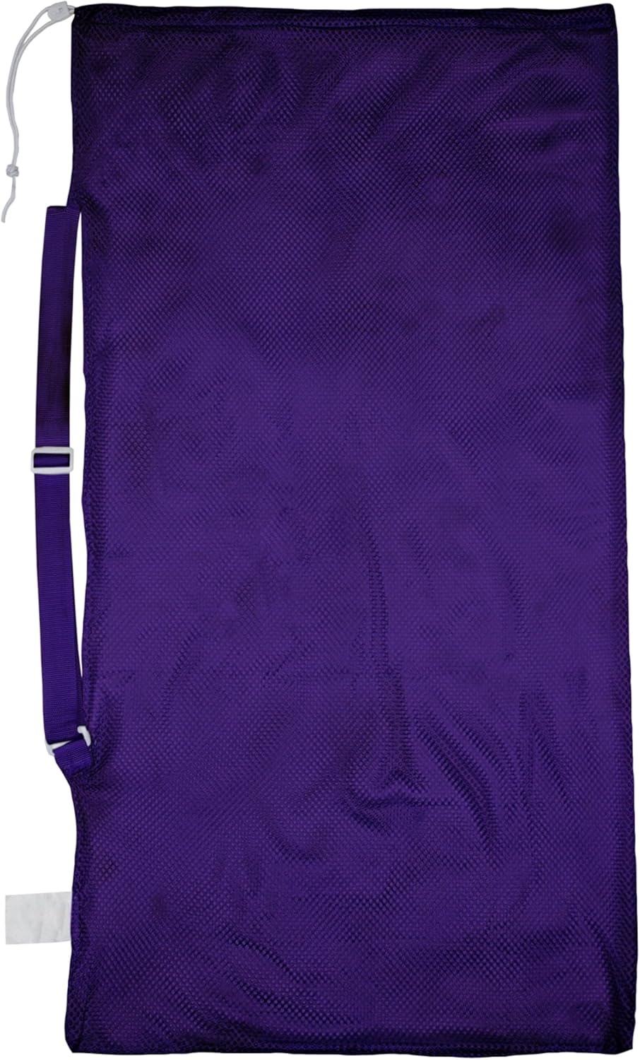 Champion Sports Mesh Equipment Bag – Heavy-Duty Nylon Drawstring Bag with Lock & ID Tag, Breathable Storage Sack for Balls, Swim Gear, Laundry & Toys, Multiple Sizes & Colors