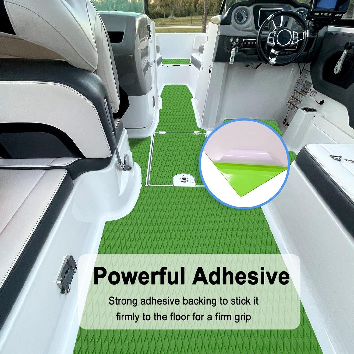 HZshark EVA Foam Boat Decking Sheet Universal DIY Surfboard Traction Pad Non-Slip Grip Mat Trimmable Sheet for Kayak RV Yacht Pool Skateboard Skimboard Step Green Yellow Orange Blue Dark Grey Black