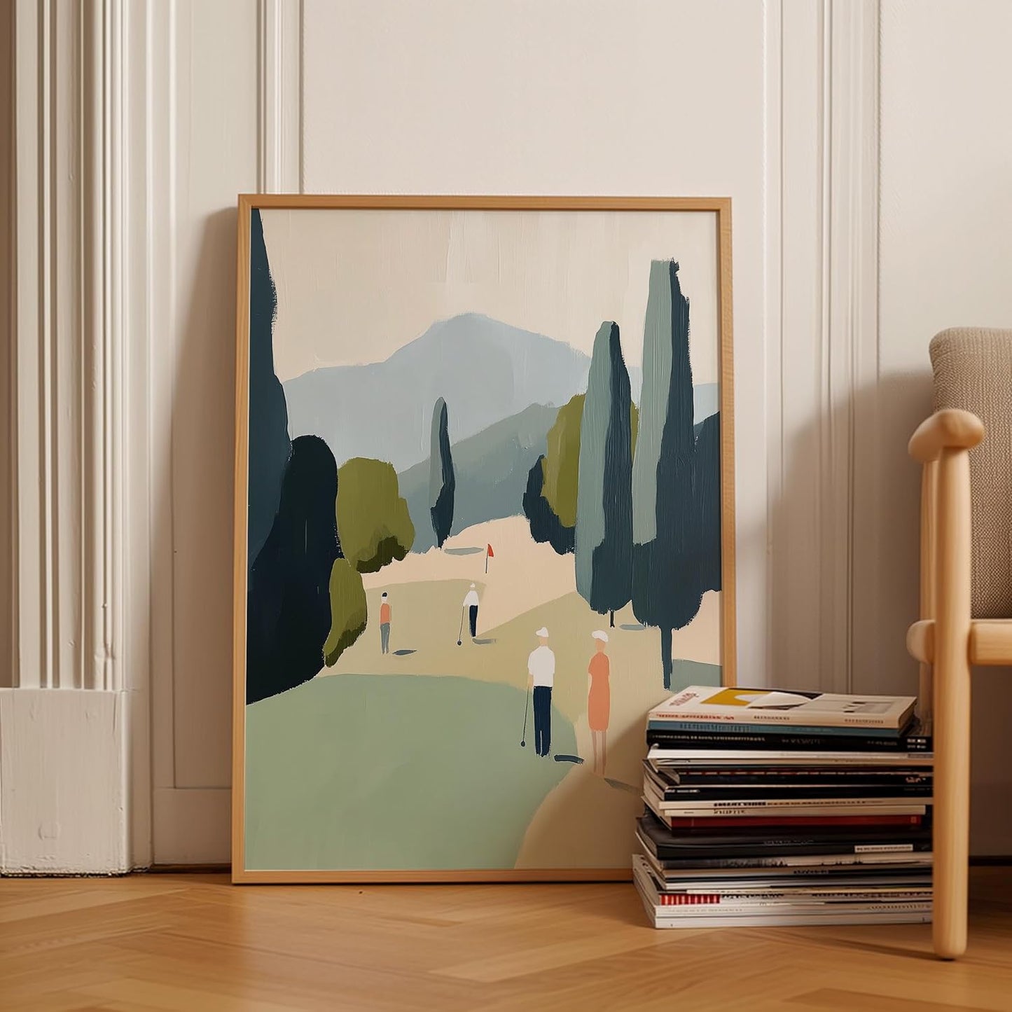 Golf Impressionist Art Print Posters - Premium Giclee Fine Art Prints - Sporty and Sophisticated Home Decor Posters, Golfer Art Prints for Home and Office Decor - Vintage Aesthetic, Ready to Frame