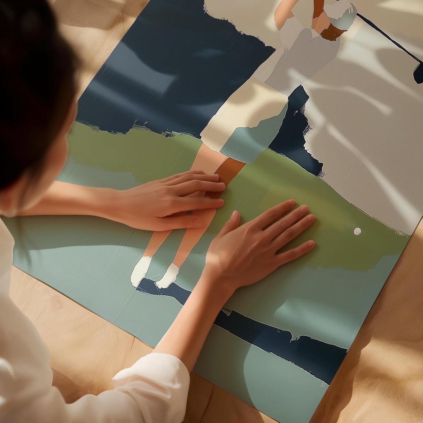 Golf Impressionist Art Print Posters - Premium Giclee Fine Art Prints - Sporty and Sophisticated Home Decor Posters, Golfer Art Prints for Home and Office Decor - Vintage Aesthetic, Ready to Frame