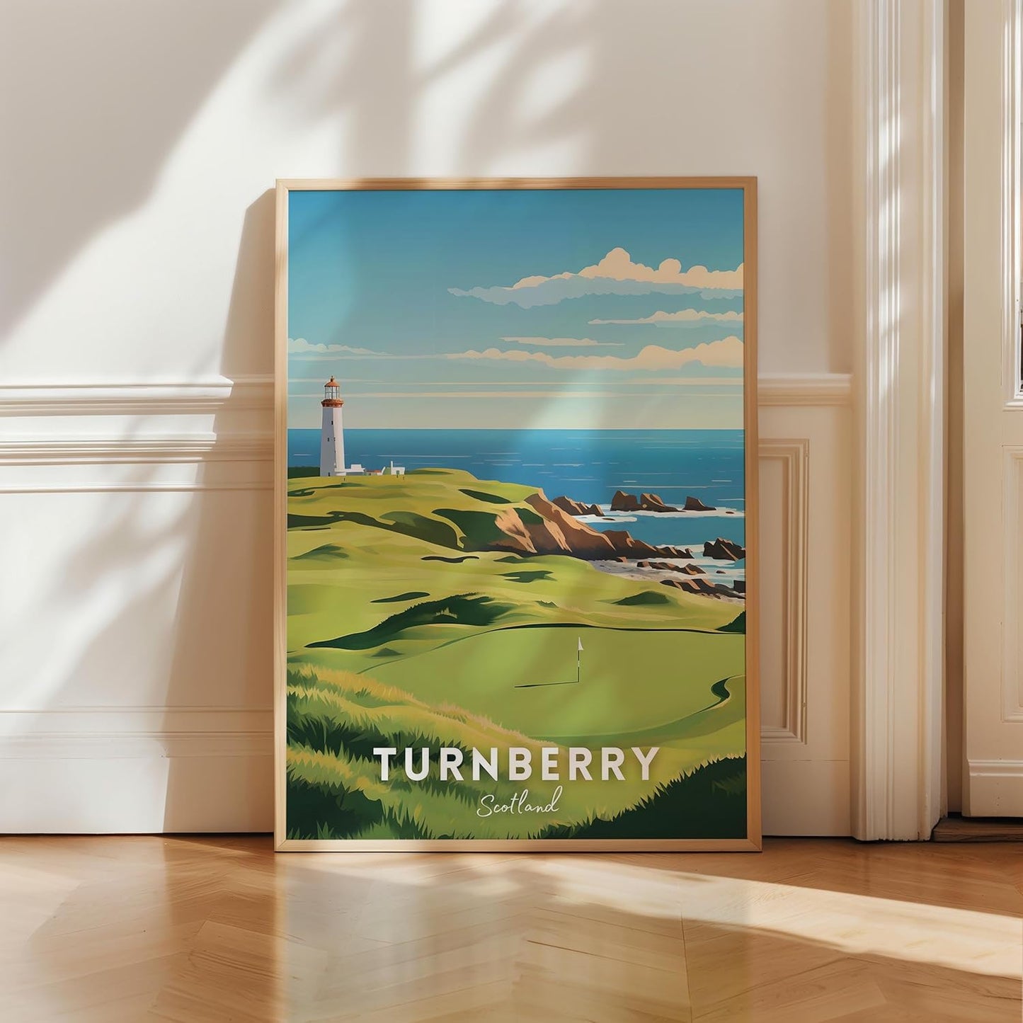 Golf Course Premium Giclee Fine Art Prints - Augusta, Pebble Beach, Pinehurst, Golf Course Posters, Golf Wall Art, Aesthetic Poster for Home Office Decor, Ready to Frame