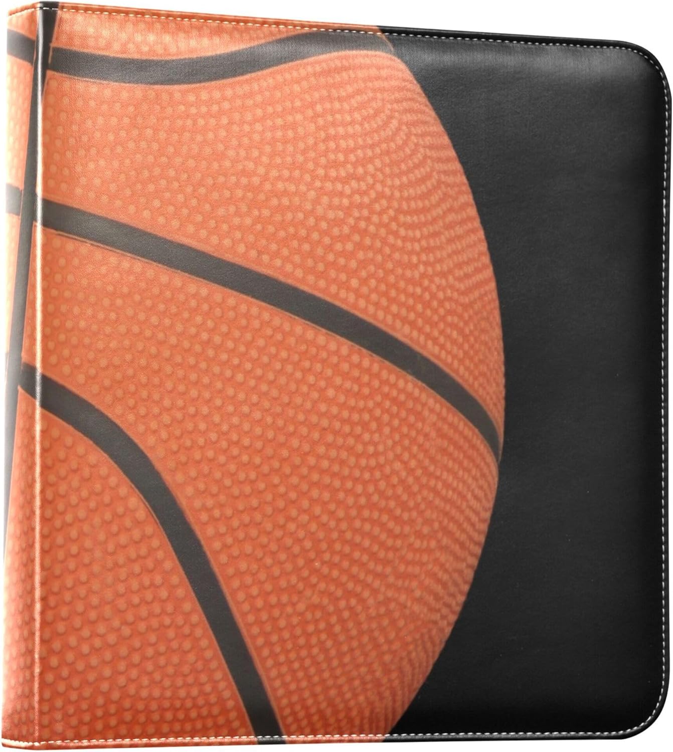 Fisyme Basketball Photo Album Self Adhesive DIY Scrapbook Album for 2x3 4x6 5x7 6x8 Pictures 20 Pages Memory Book for Family Wedding