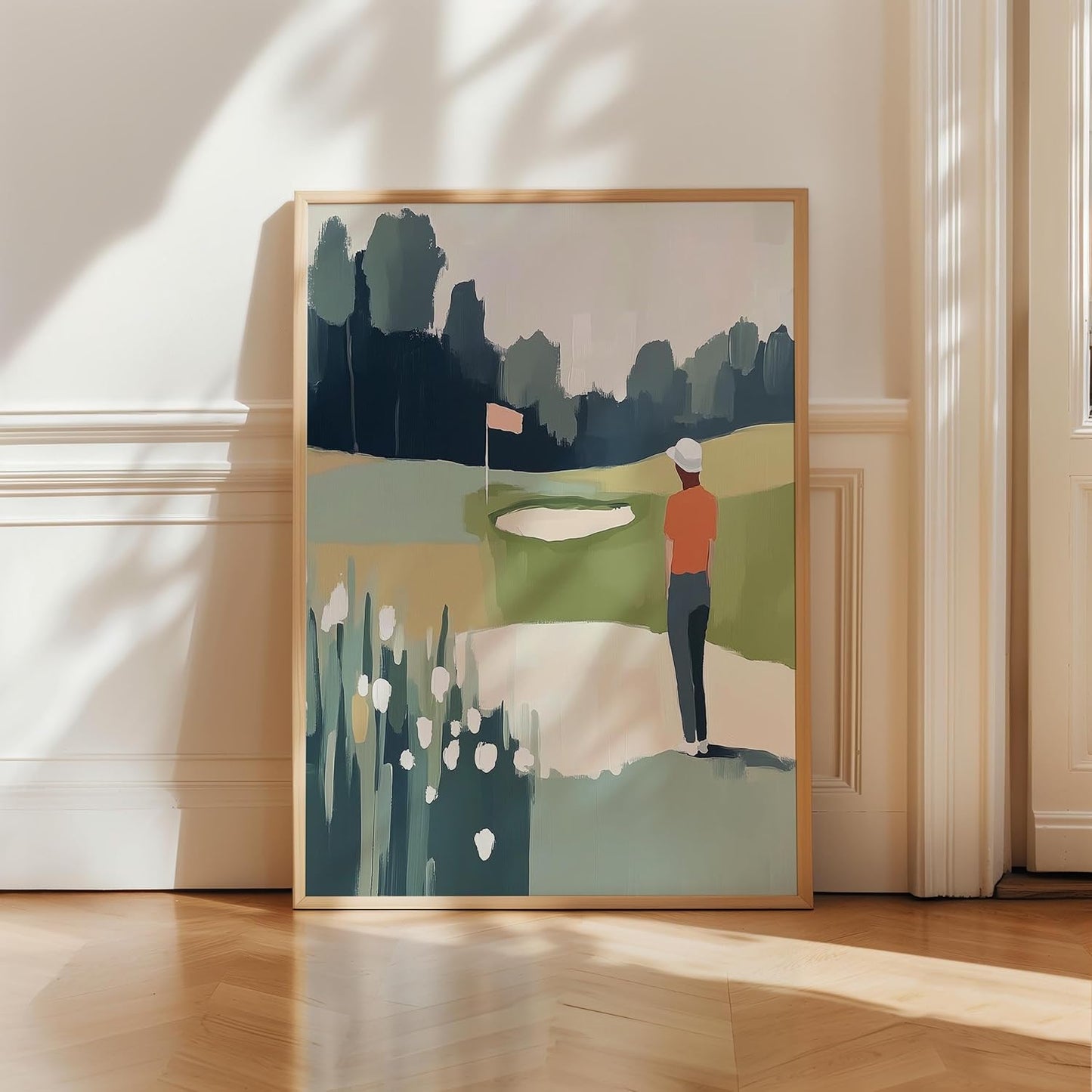 Golf Impressionist Art Print Posters - Premium Giclee Fine Art Prints - Sporty and Sophisticated Home Decor Posters, Golfer Art Prints for Home and Office Decor - Vintage Aesthetic, Ready to Frame