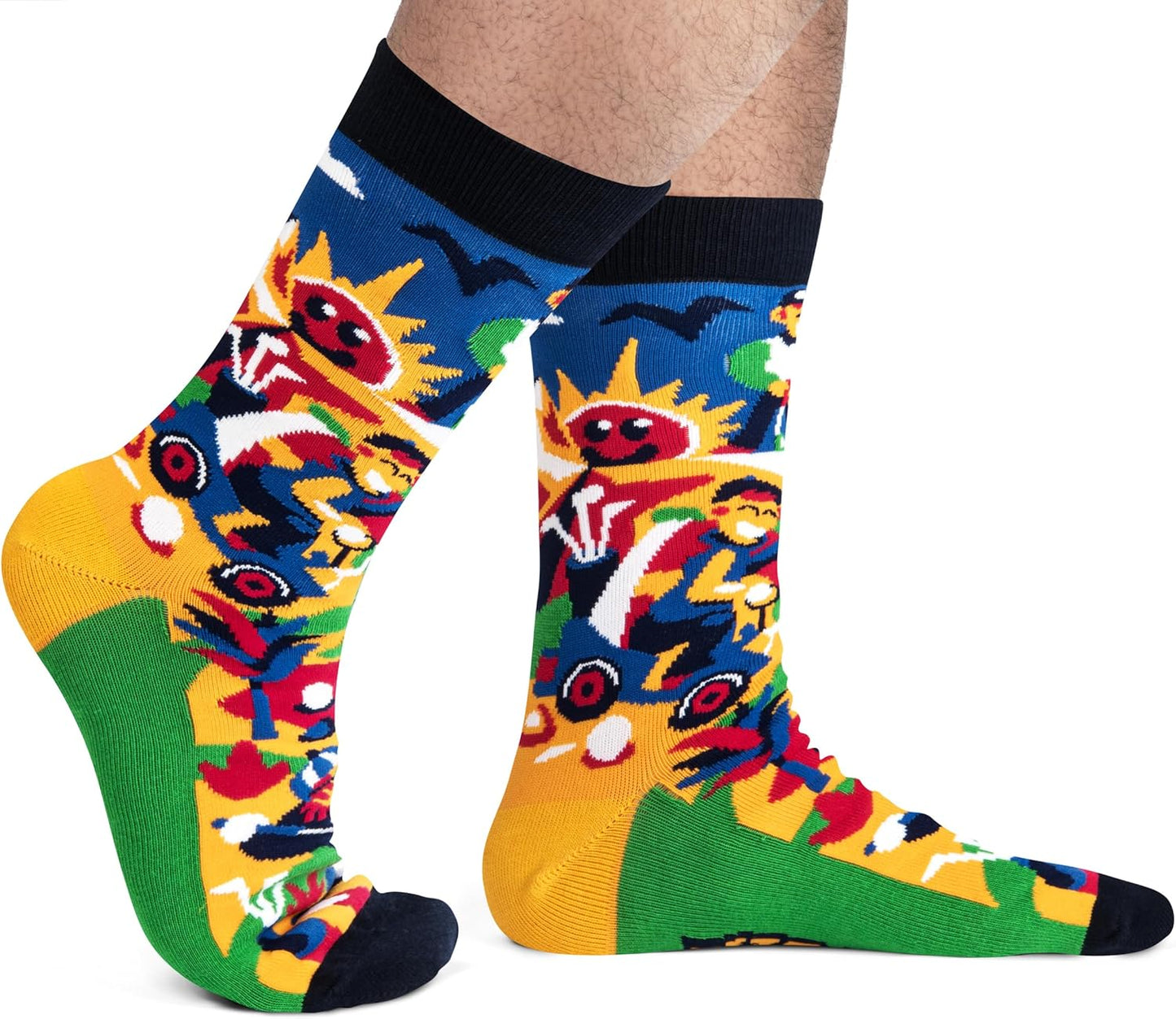Lavley Funny Golf Socks - Fun gift for golfers - Unisex one size fits most - Great for birthdays or stocking stuffers