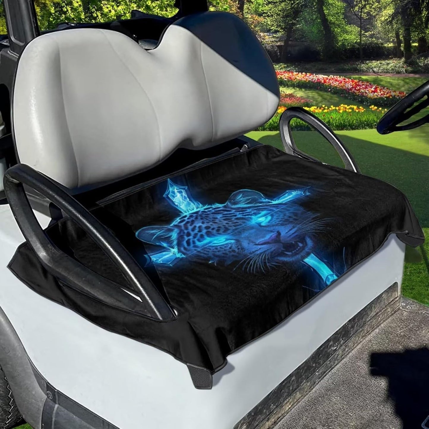 Golf Cart Accessories Anti-hot Golf Cart 50 X 30.9 Inches Seat Cushion Golf Seat Cushion Cover Towel Blanket Fits for Golf Club Cars