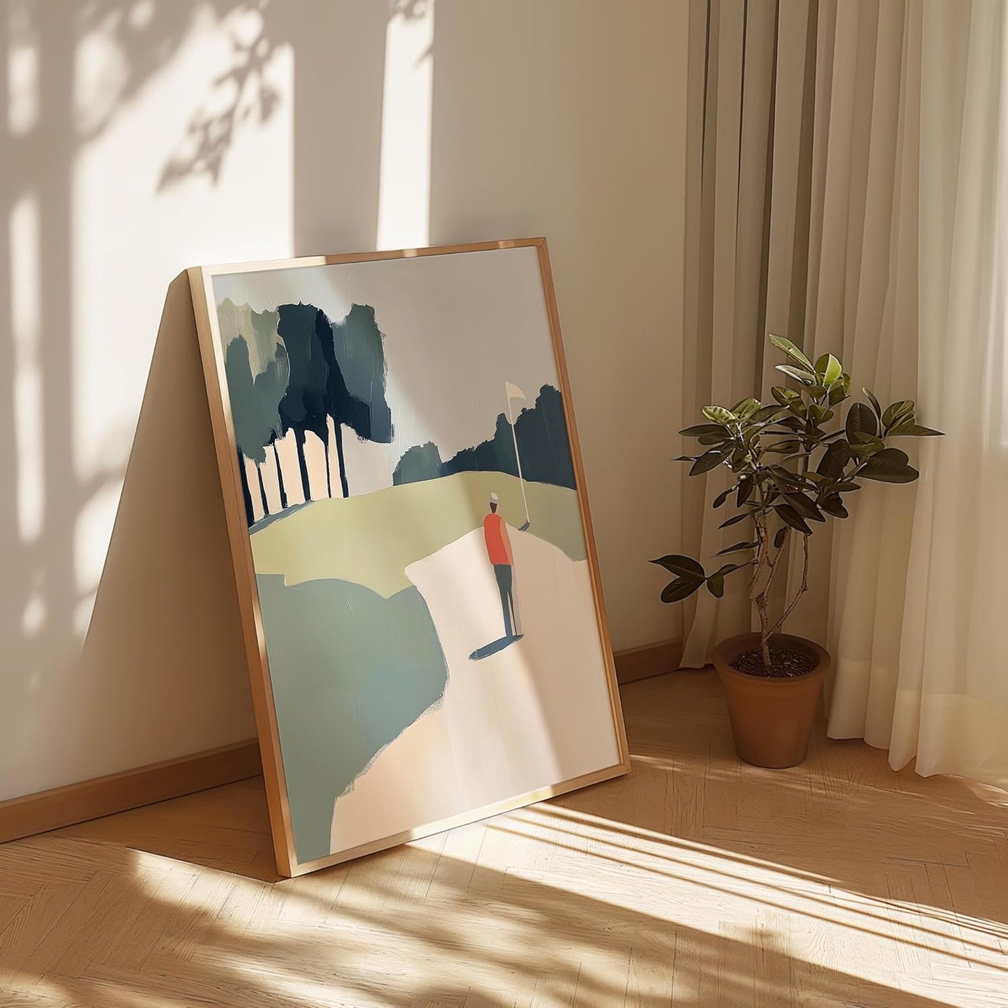 Golf Impressionist Art Print Posters - Premium Giclee Fine Art Prints - Sporty and Sophisticated Home Decor Posters, Golfer Art Prints for Home and Office Decor - Vintage Aesthetic, Ready to Frame