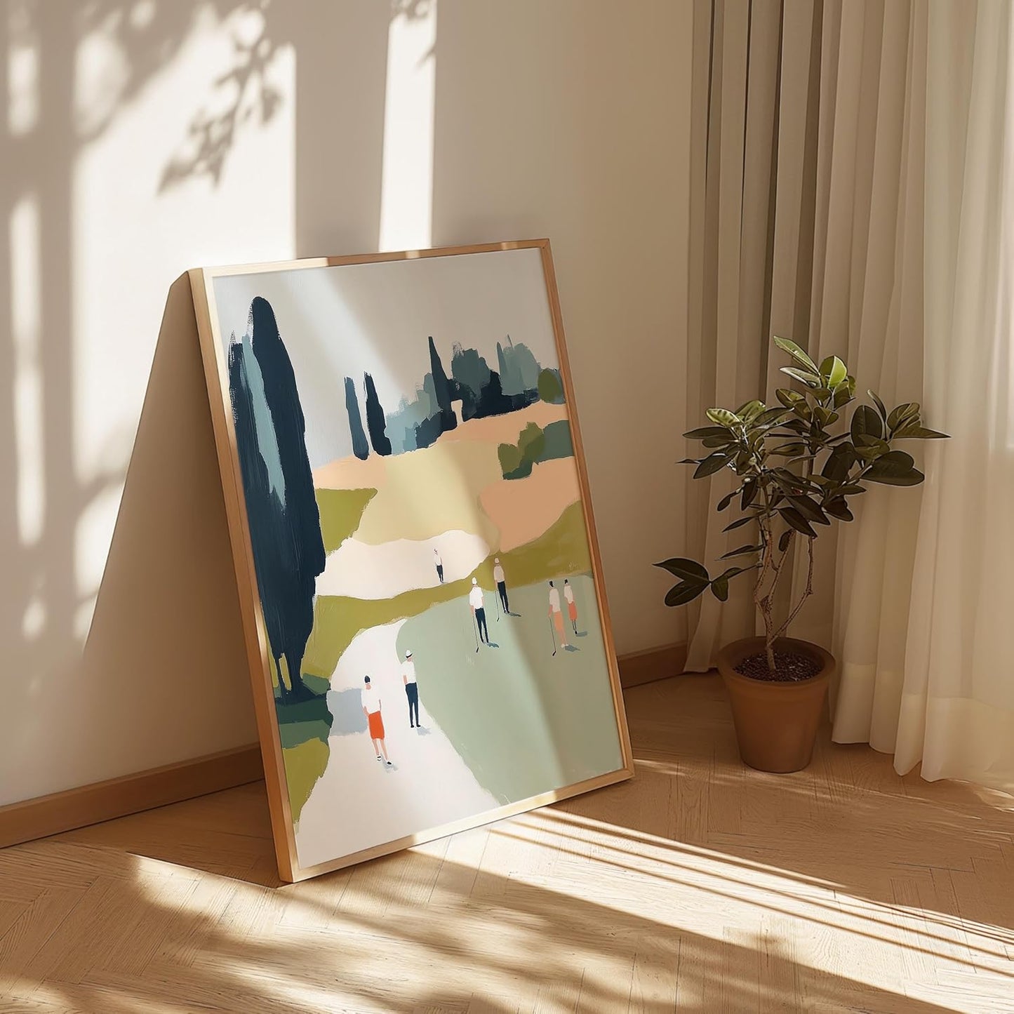 Golf Impressionist Art Print Posters - Premium Giclee Fine Art Prints - Sporty and Sophisticated Home Decor Posters, Golfer Art Prints for Home and Office Decor - Vintage Aesthetic, Ready to Frame