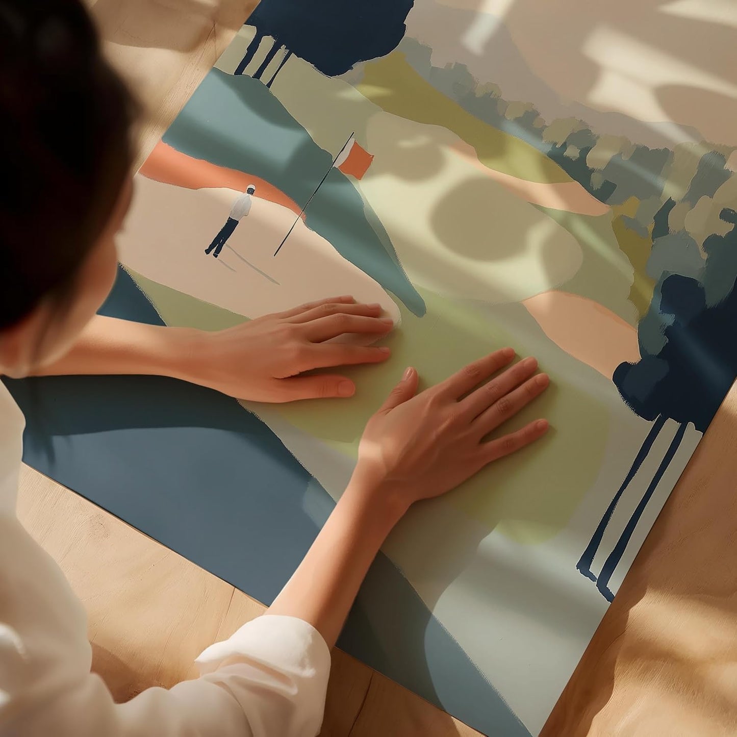 Golf Impressionist Art Print Posters - Premium Giclee Fine Art Prints - Sporty and Sophisticated Home Decor Posters, Golfer Art Prints for Home and Office Decor - Vintage Aesthetic, Ready to Frame