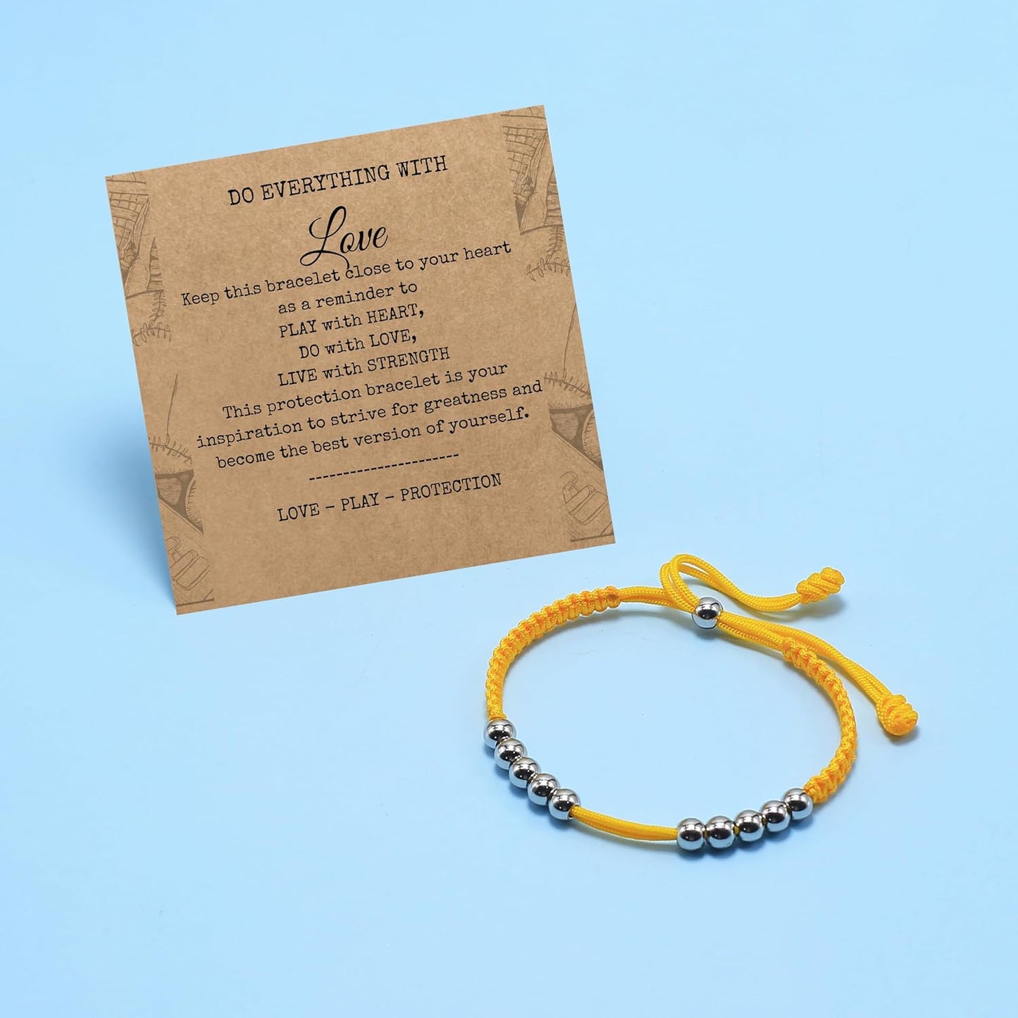 LAMIBEE Golf Stainless Steel 10 Beads Score Counter Bracelet, Golf Stroke Count Bracelet, Resizable and Easy to Adjust Golf Round Scoring Tracker, Durable and Stylish Golf Accessory