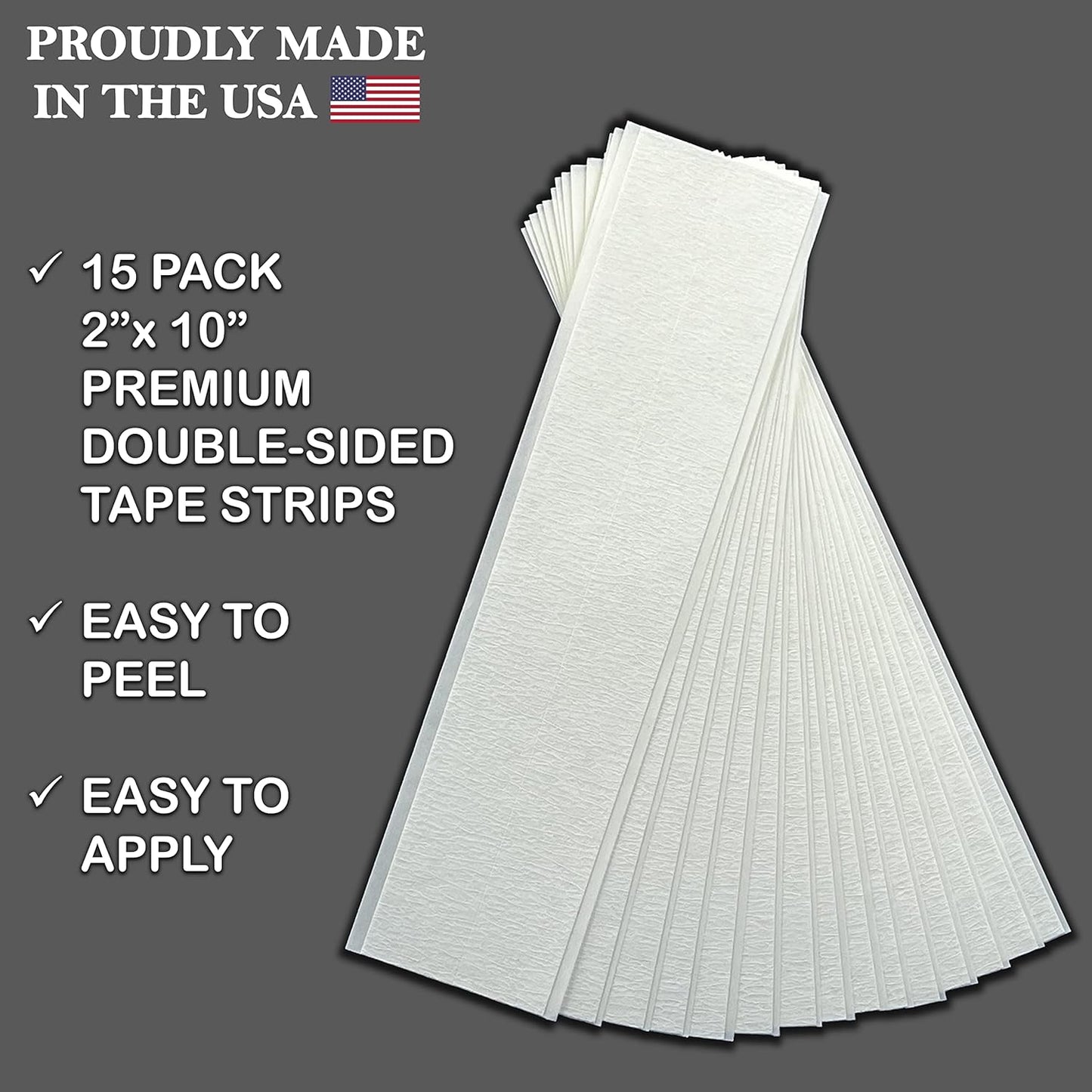 Brampton Premium Golf Grip Tape - 2" x 10" Solvent Activated Adhesive Strips for Golf Club Regripping