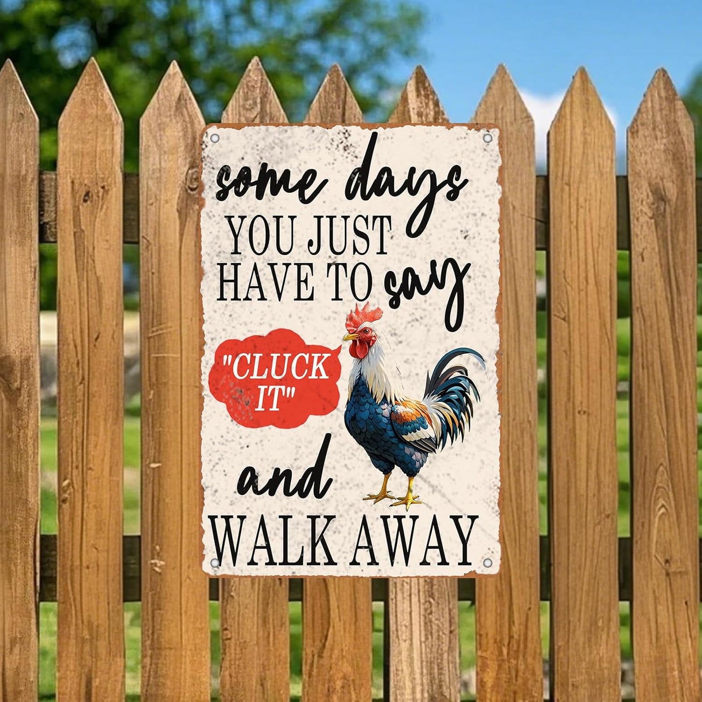 Chicken Rules Metal Tin Sign Chicken Coop Rules Iron Sign Home Decor Garage Bar Restaurant Wall Decor 12x8 Inch Funny Farm Plaque