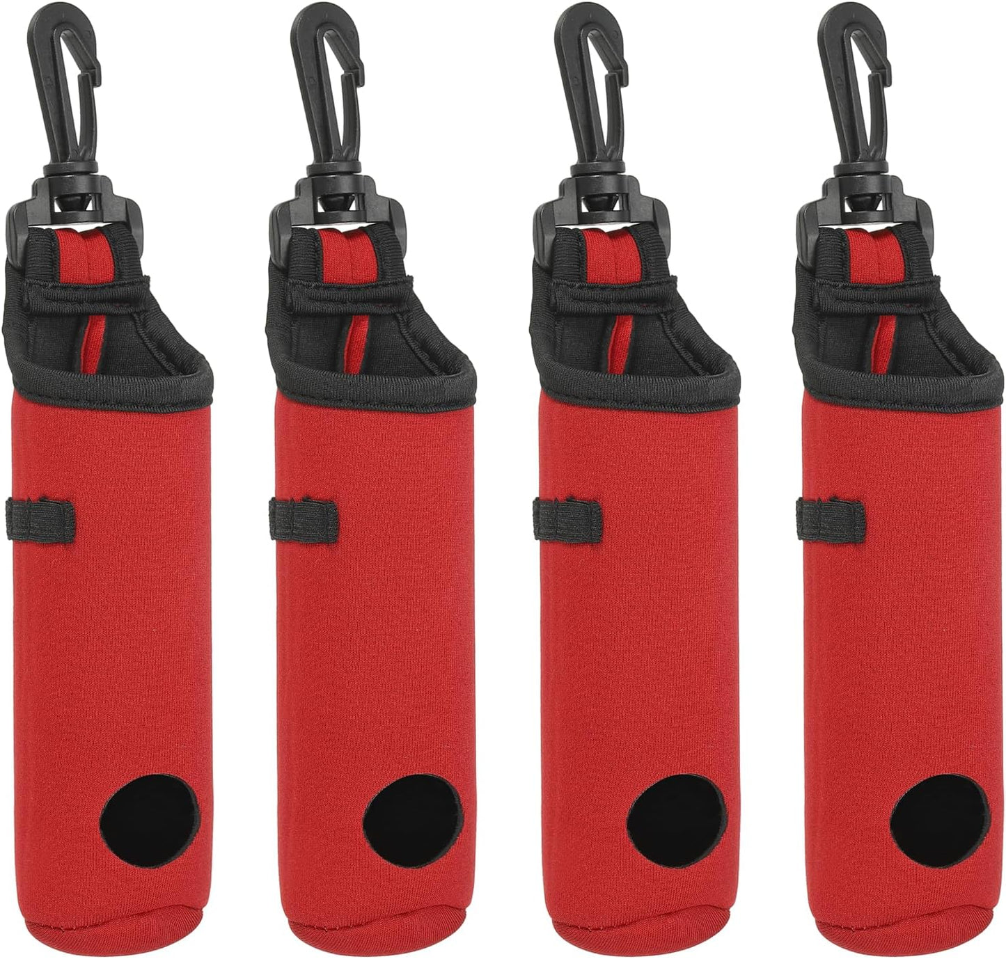 PATIKIL Golf Ball Carry Bag Golf Tee Holder Pouch Portable Neoprene Golf Ball Holder with Clip for Men and Women