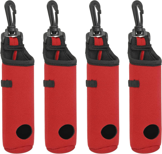 PATIKIL Golf Ball Carry Bag Golf Tee Holder Pouch Portable Neoprene Golf Ball Holder with Clip for Men and Women