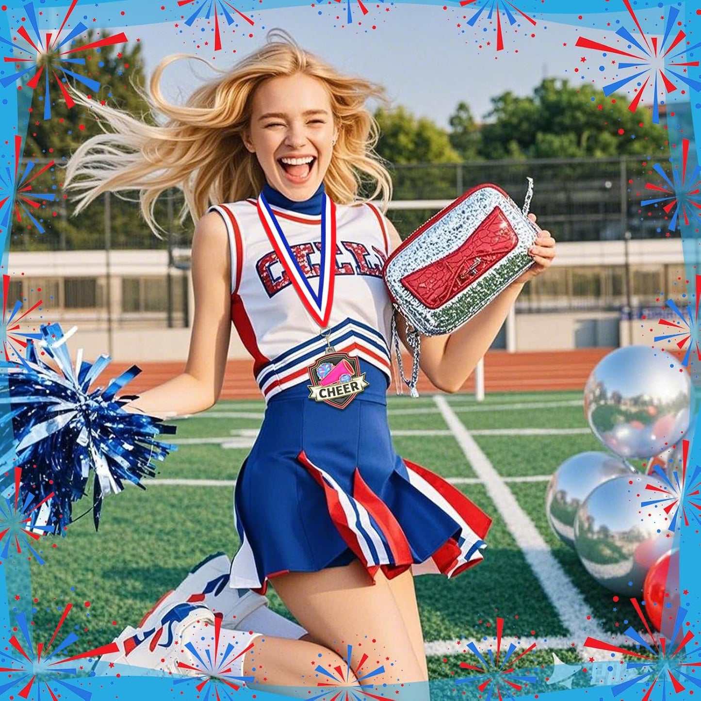 10/20 /30/40 Pcs Award Medals Bulk Sports Medals with Neck Ribbons 2.4 Inch Winner Award Trophy Prize Gift for Sports Themed Party Favors Tournaments School Match