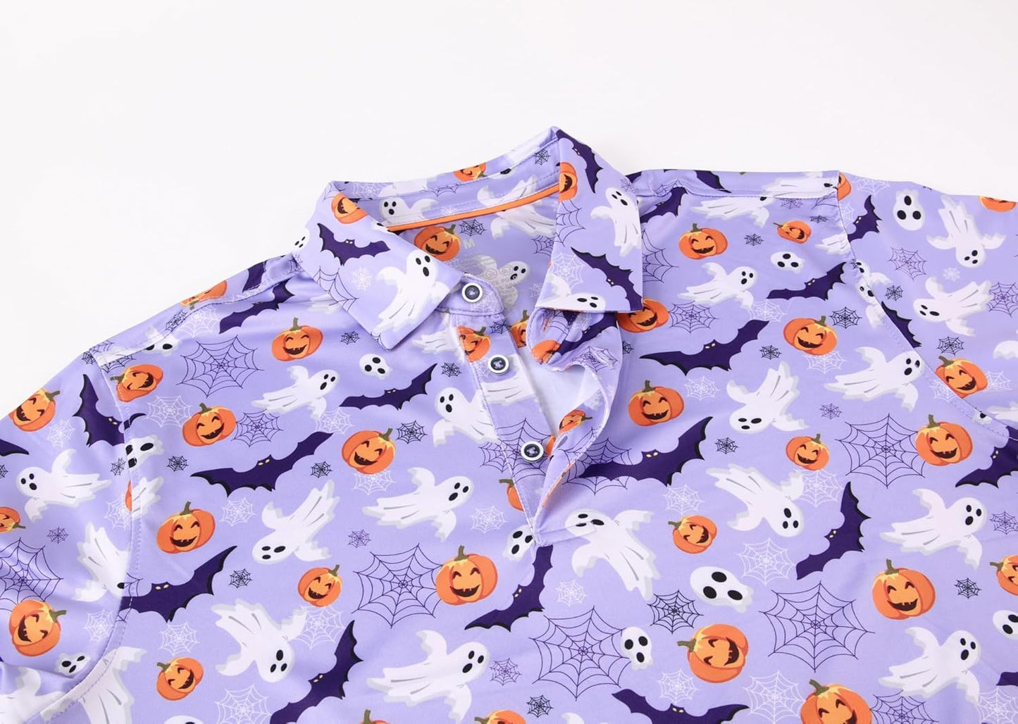 Alex Vando Mens Hawaiian Golf Shirt Moisture Wicking Digital Print Golf Shirts for Men