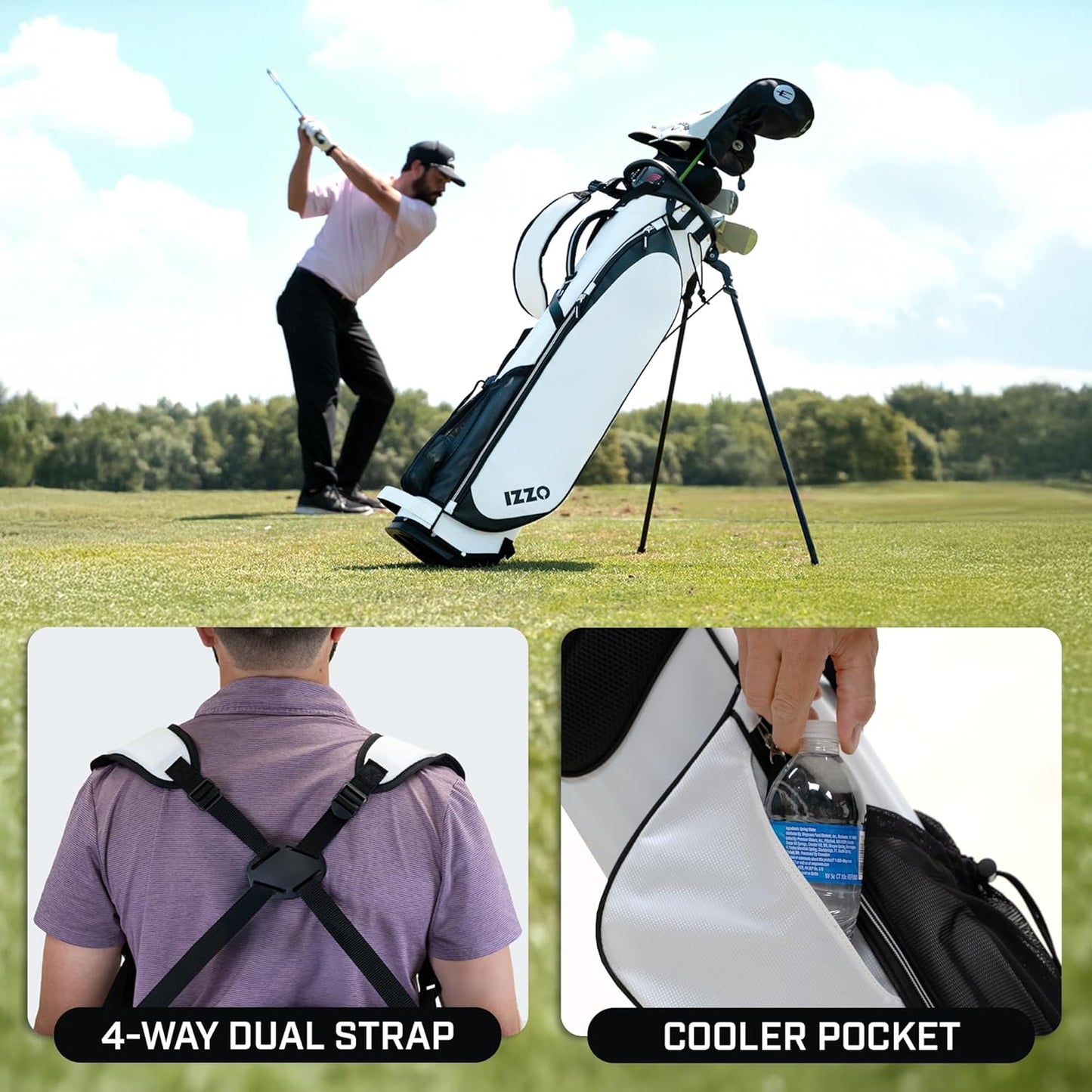 Izzo Quick 9 Golf Stand Bag