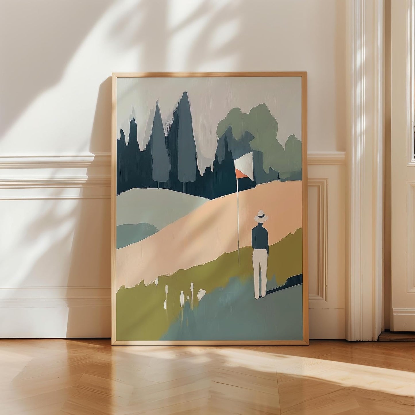 Golf Impressionist Art Print Posters - Premium Giclee Fine Art Prints - Sporty and Sophisticated Home Decor Posters, Golfer Art Prints for Home and Office Decor - Vintage Aesthetic, Ready to Frame