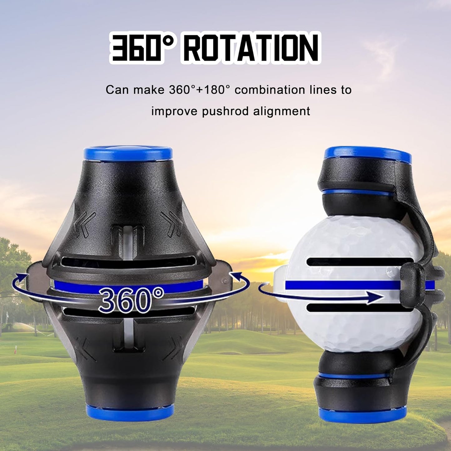 PGM Golf Ball Marker Liner Drawing Marker, Golf Ball Marker, Golf Ball Marker Stencil and 2 Color Golf Ball Markers, Golf Ball Line Marker Tool, Golf Ball Alignment Marking Tool for Golfer