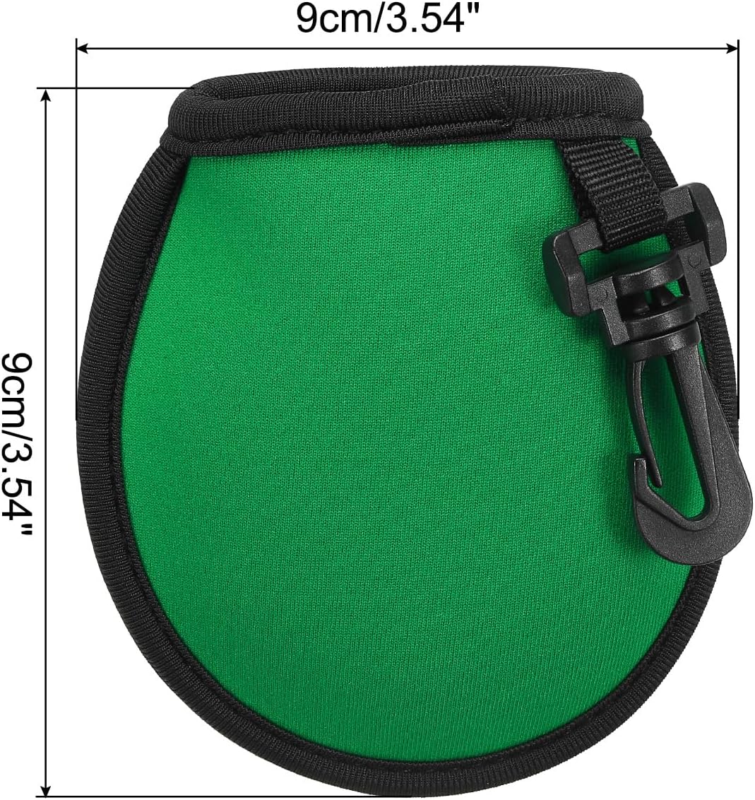 PATIKIL Golf Ball Washer Pouch, Portable Golf Balls Cleaner Pocket Bag with Hanging Clip for Women Golf Exercise