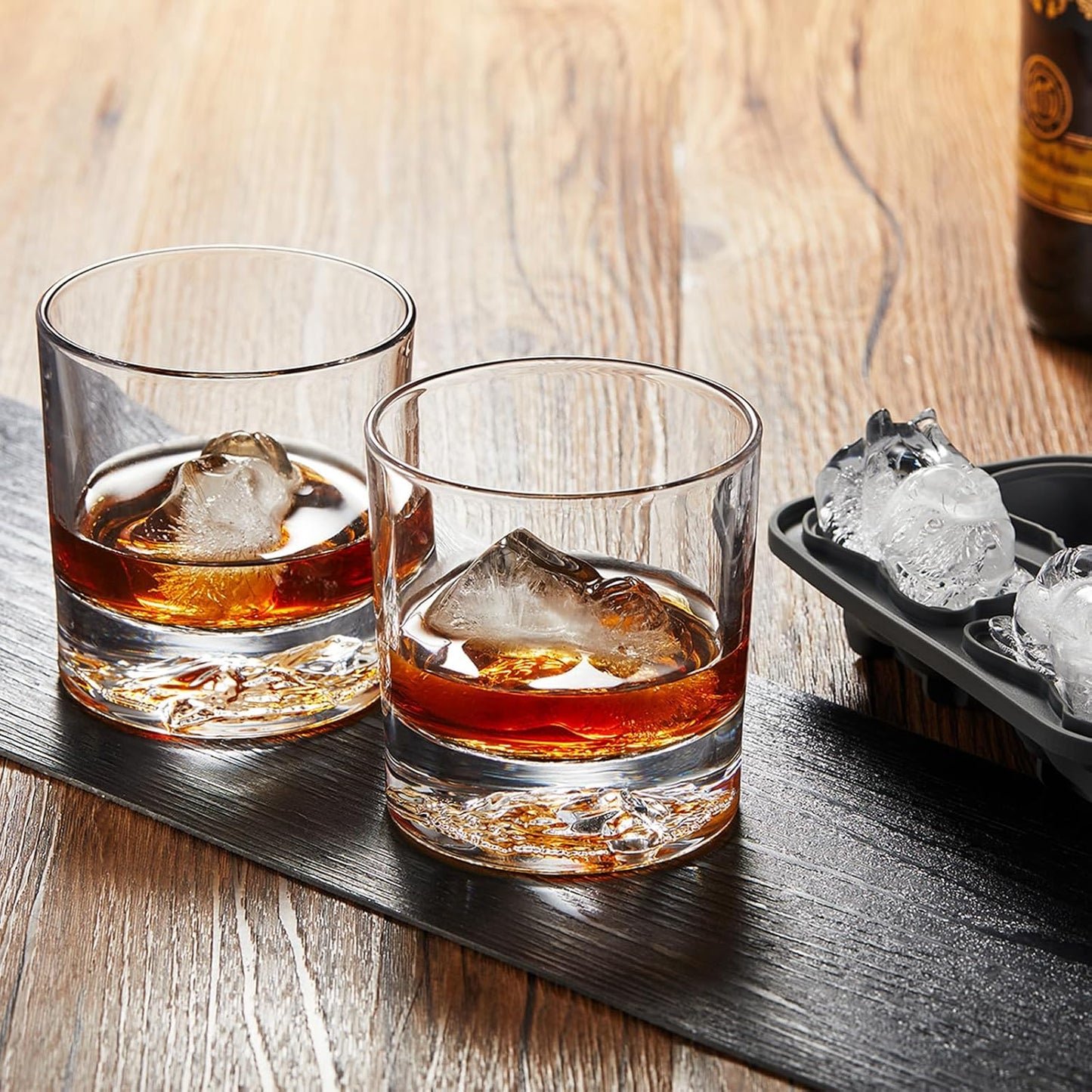 Nax Caki French Bulldog Ice Cube Mold, 4 Hole Fun Shapes Large Frenchie Bull Dog Ice Cube Tray for Whiskey,Cocktail,Bourbon, Cute Novelty French Bulldog Gifts for Decor, BPA Free