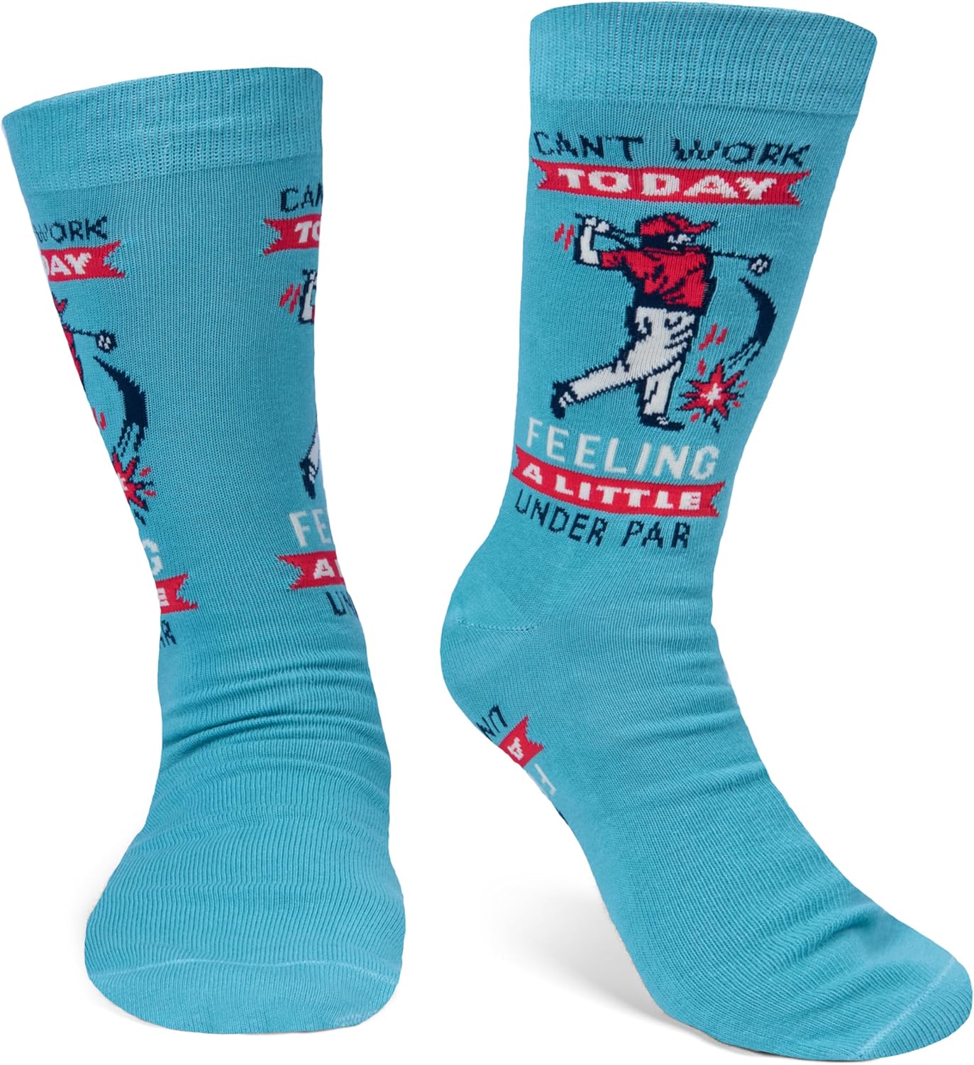 Lavley Funny Golf Socks - Fun gift for golfers - Unisex one size fits most - Great for birthdays or stocking stuffers
