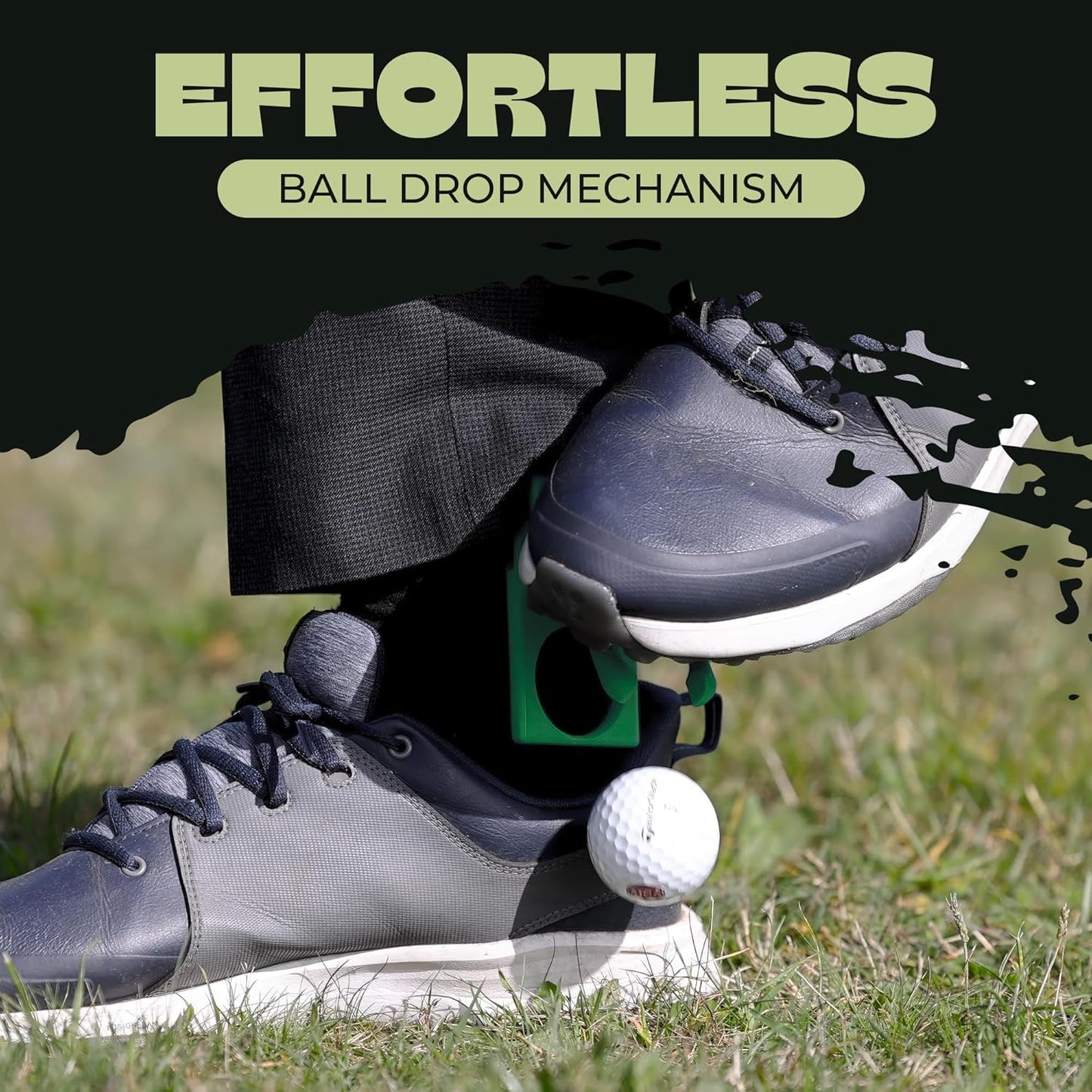 Par for the Course Golf Ball Dropper Clip – Secret Golf Ball Dispenser – Hidden Under Pant Leg – Funny Gag Gift for Golfers – Novelty Golf Accessory for Cheating & Finding Lost Balls