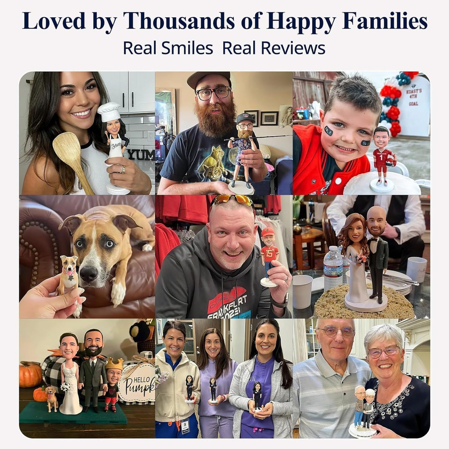 Custom Bobbleheads Golf Personalized – 6/7/8 Inch Handmade Figurine from Photo, Unique Gift for Retired Golfer, Dad, Husband