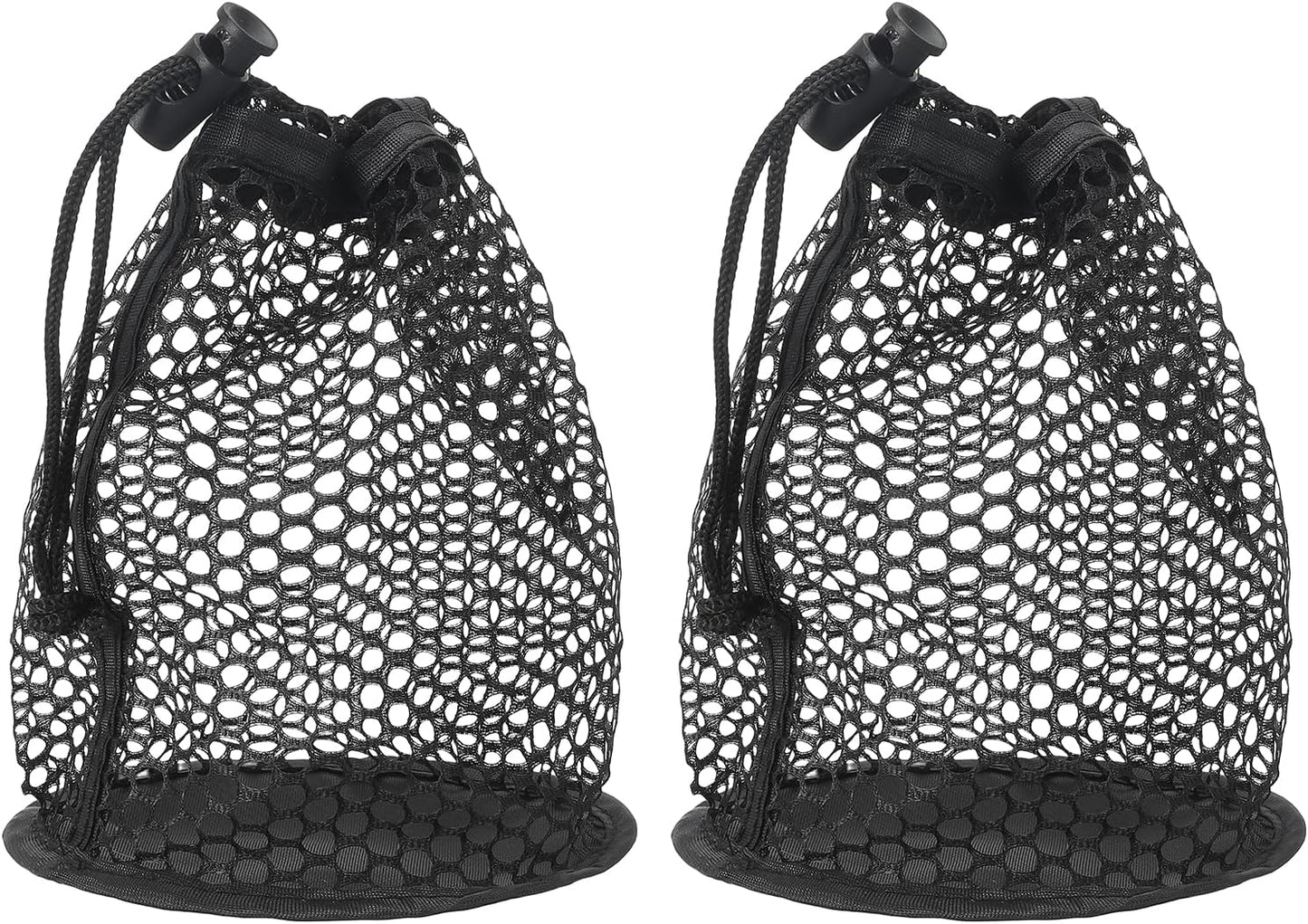 Golf Ball Storage Bag Nylon Mesh Golf Pouch with Adjustable Drawstring Closure for Balls Outdoor Sports Supplies