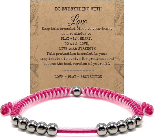 LAMIBEE Golf Stainless Steel 10 Bead Score Counter Bracelet, Golf Stroke Count Bracelet, Resizable Easy to Adjust Golf Round Scoring Tracker, Durable Stylish Golf Accessory