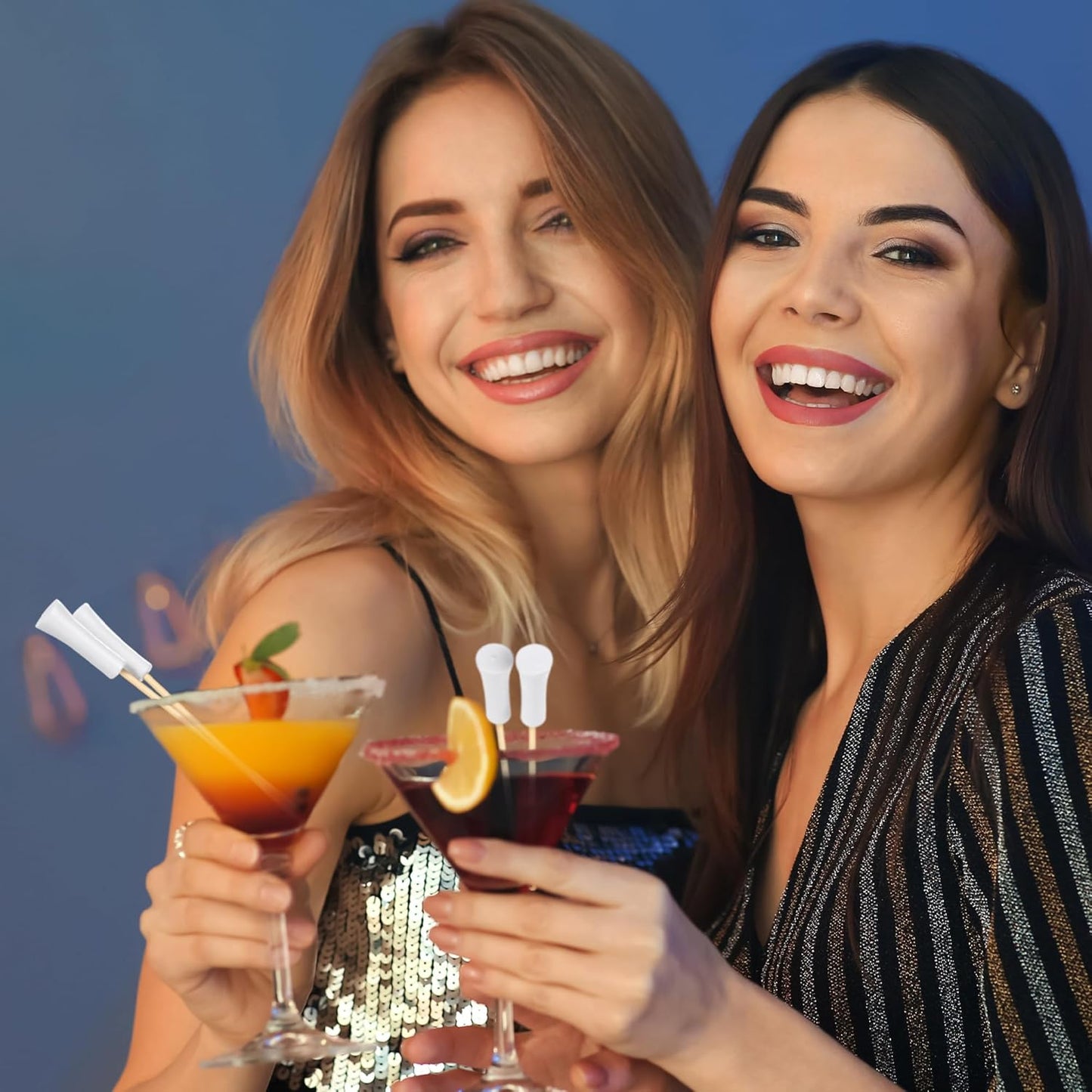 Aodaer 100 Pieces Golf Bamboo Cocktail Picks 4.7 Inch Decorative Sports Ball End Cocktail Skewers Wooden Decorative Fruit Toothpicks Fruits Sandwich Buffets Party Supplies