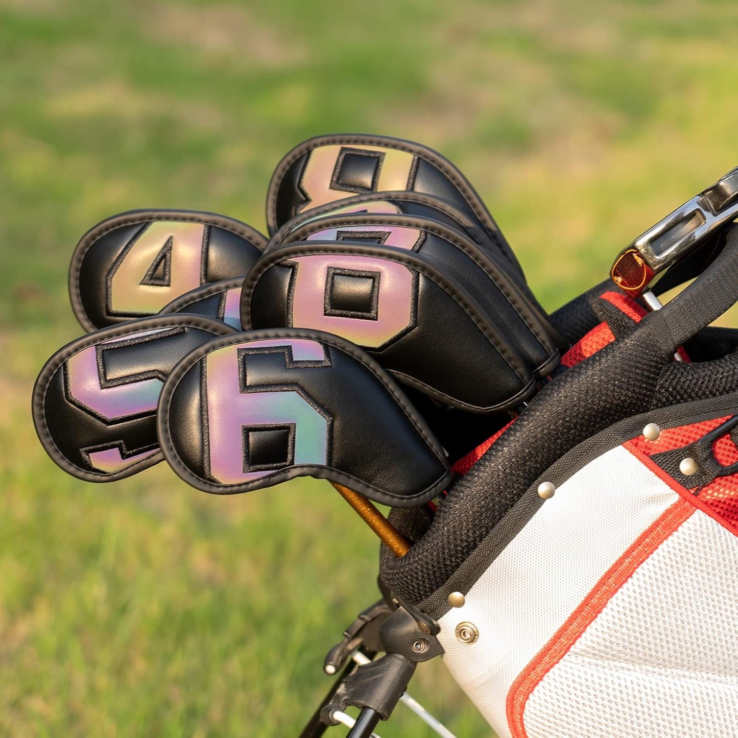 Craftsman Golf Magnetic Iron Headcovers Protective Cover with Large No. Available for Customize Name