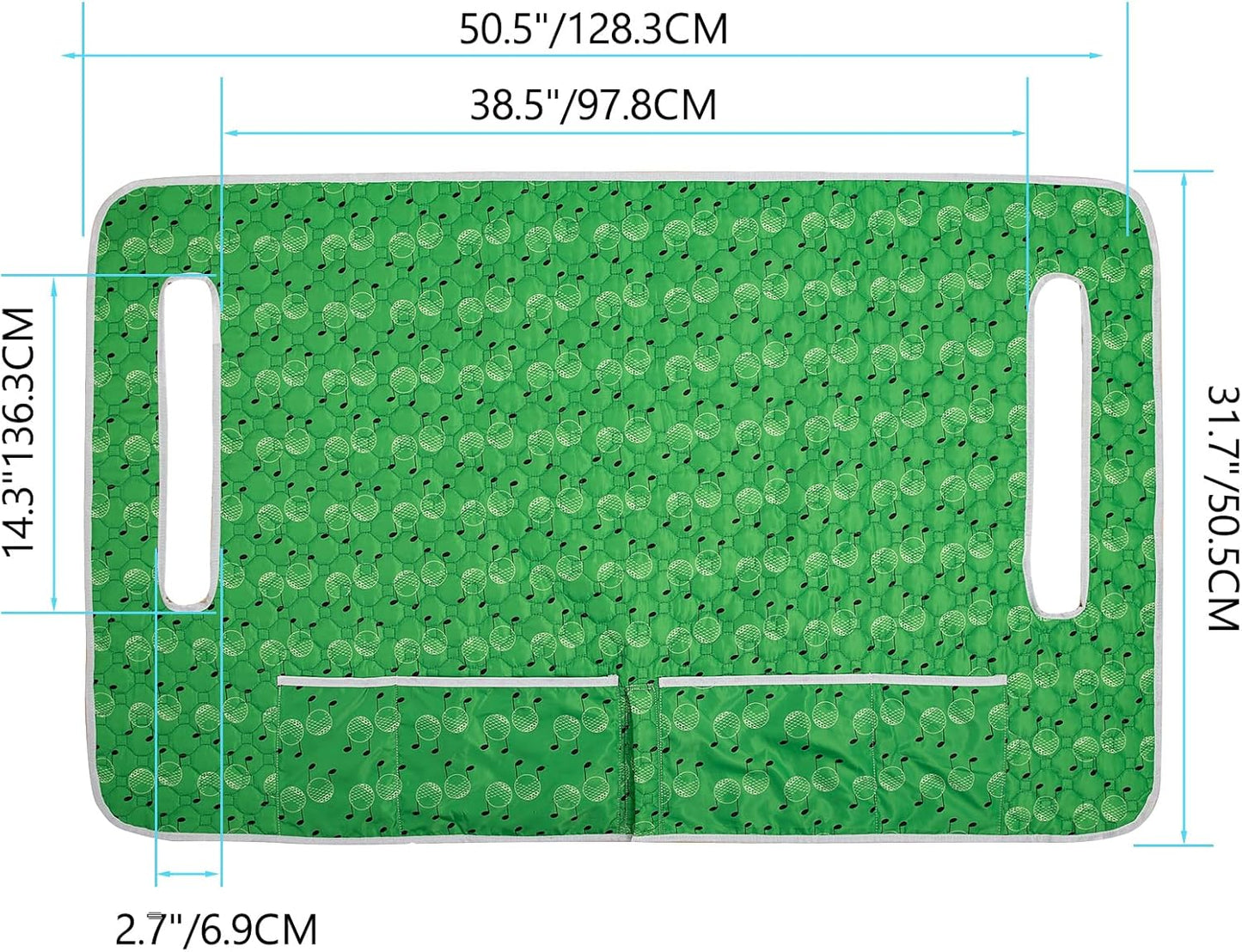 Golf Cart Seat Covers,EZGO Seat Cover,Heavy Duty Golf Cart Seat Blanket,Waterproof Travel Sports Cart Seat Cushion Covers for 2 Person Seats Club Car,Winter Golf Cart Accessories,Golf Cart Seat Cover