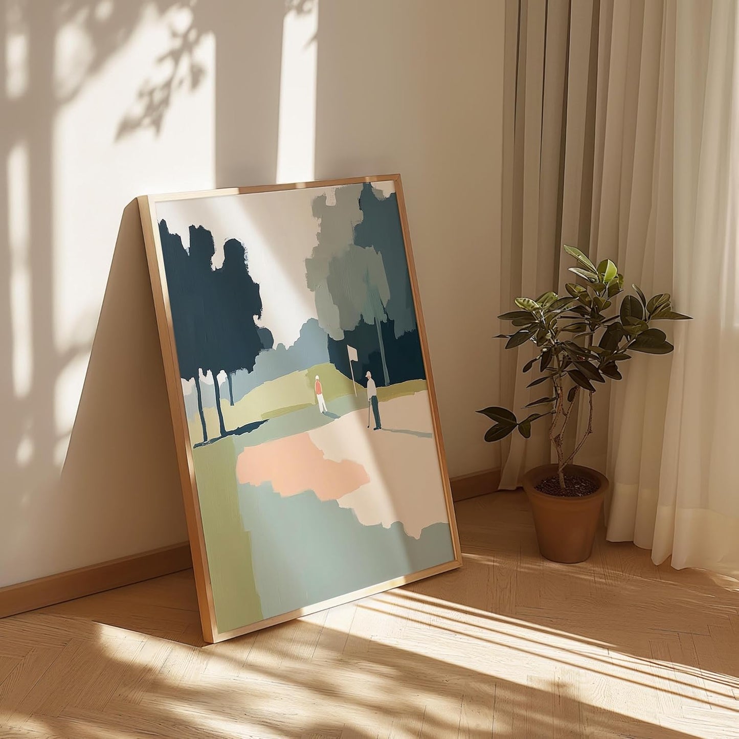 Golf Impressionist Art Print Posters - Premium Giclee Fine Art Prints - Sporty and Sophisticated Home Decor Posters, Golfer Art Prints for Home and Office Decor - Vintage Aesthetic, Ready to Frame