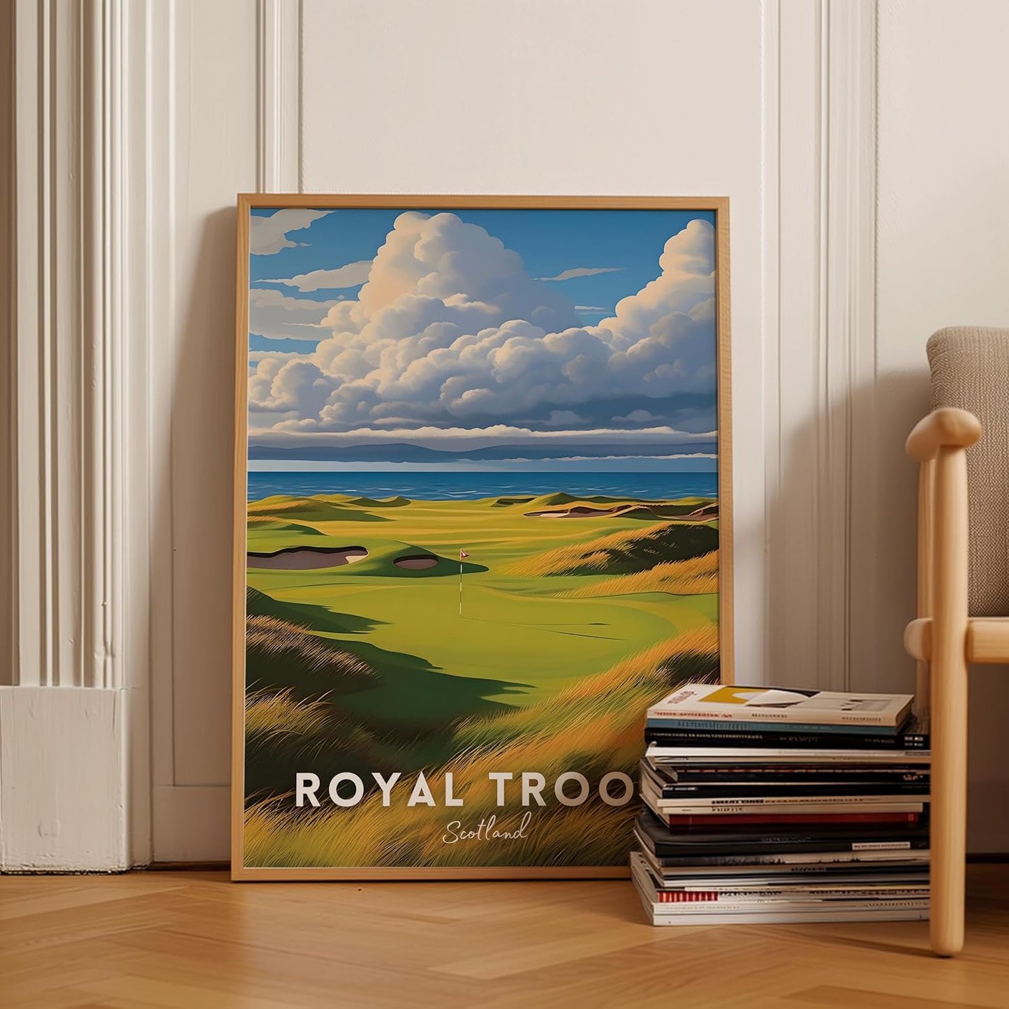 Golf Course Premium Giclee Fine Art Prints - Augusta, Pebble Beach, Pinehurst, Golf Course Posters, Golf Wall Art, Aesthetic Poster for Home Office Decor, Ready to Frame